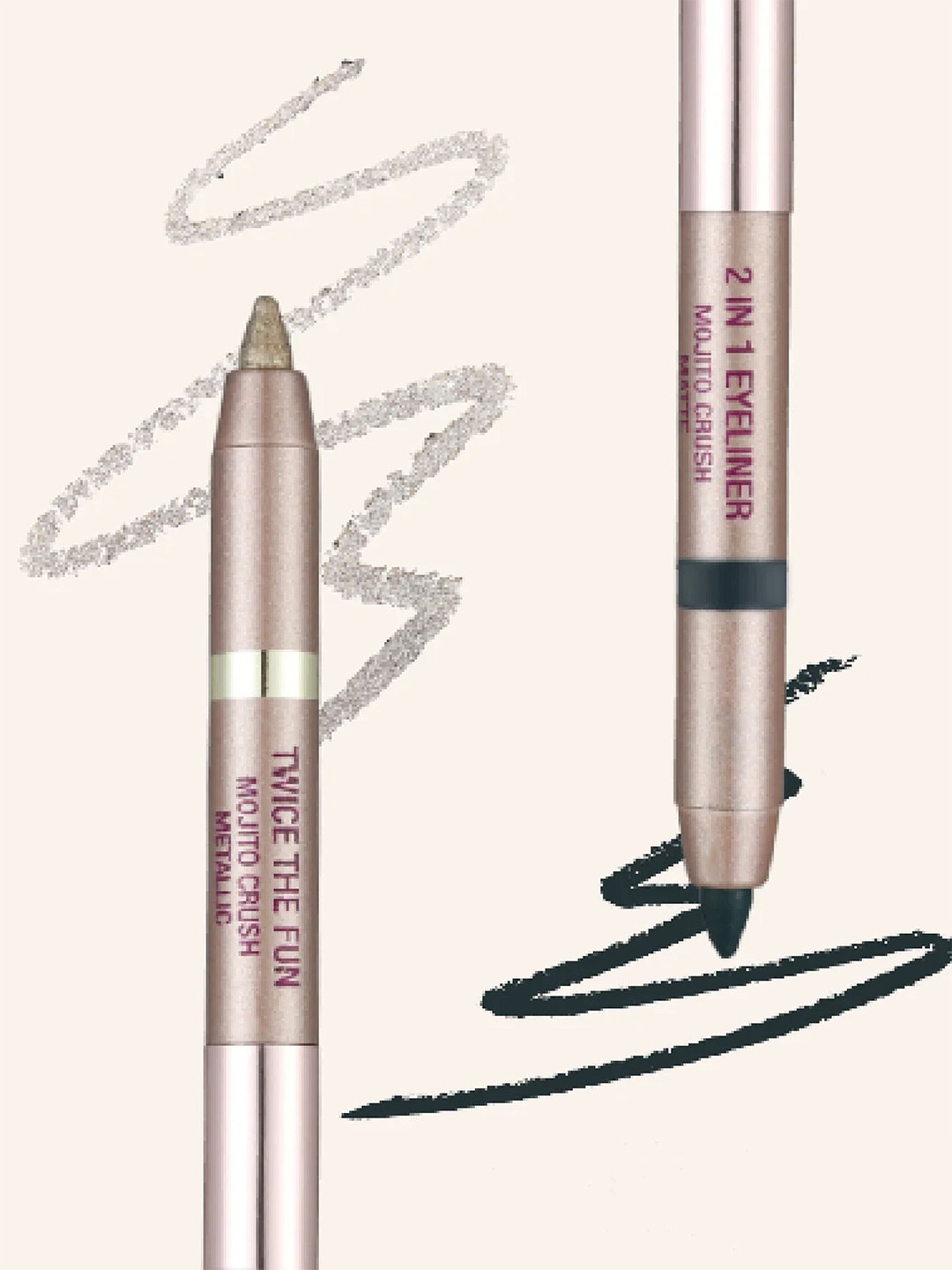 

Typsy Beauty Twice the Fun Double-Ended Eyeliner & Eyeshadow 10g - Mojito Crush 03, Green