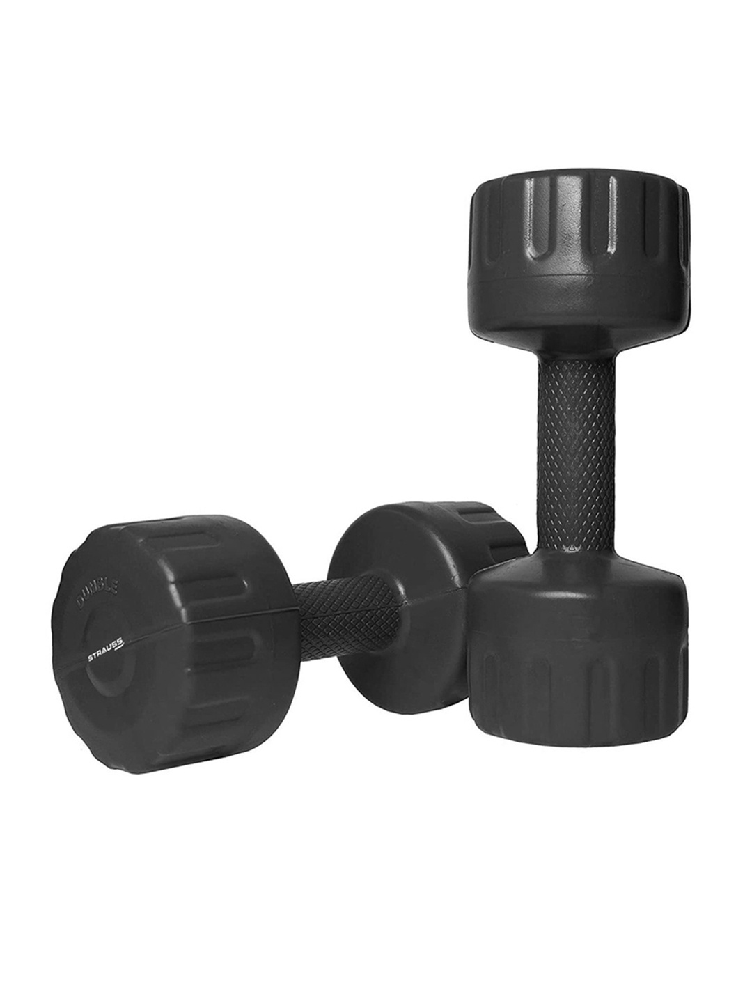 

STRAUSS Pack Of 2 Dumbbells Set 1kg Each, Black