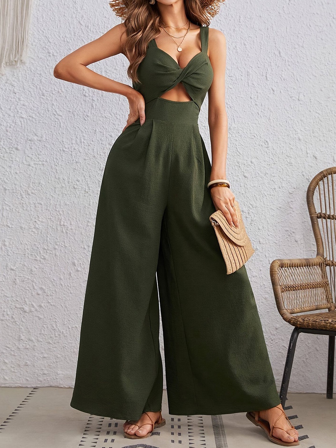 

StyleCast x Revolte Basic Jumpsuit, Green