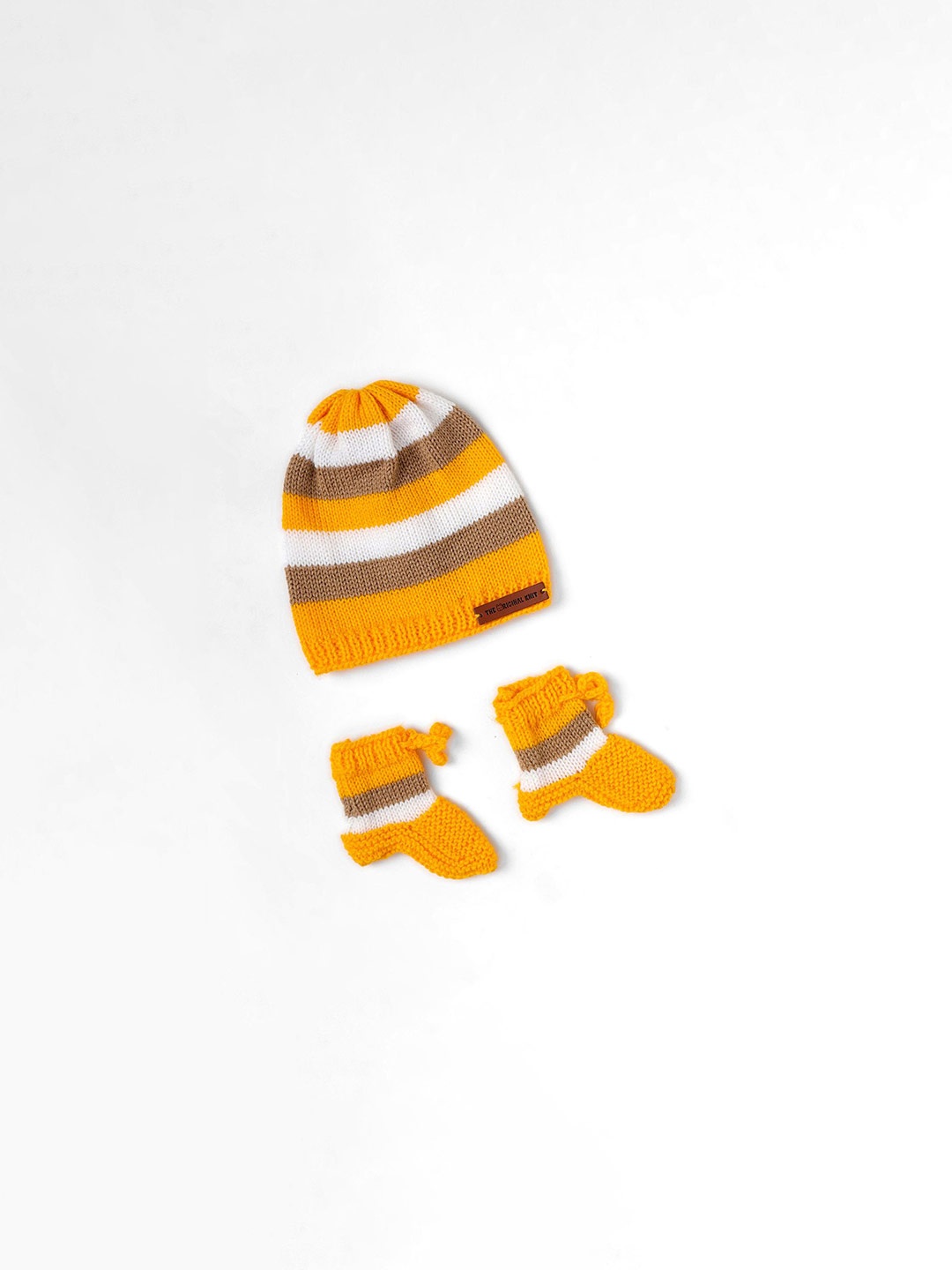 

The Original Knit Infants Knitted Baby Apparel Gift Set, Yellow