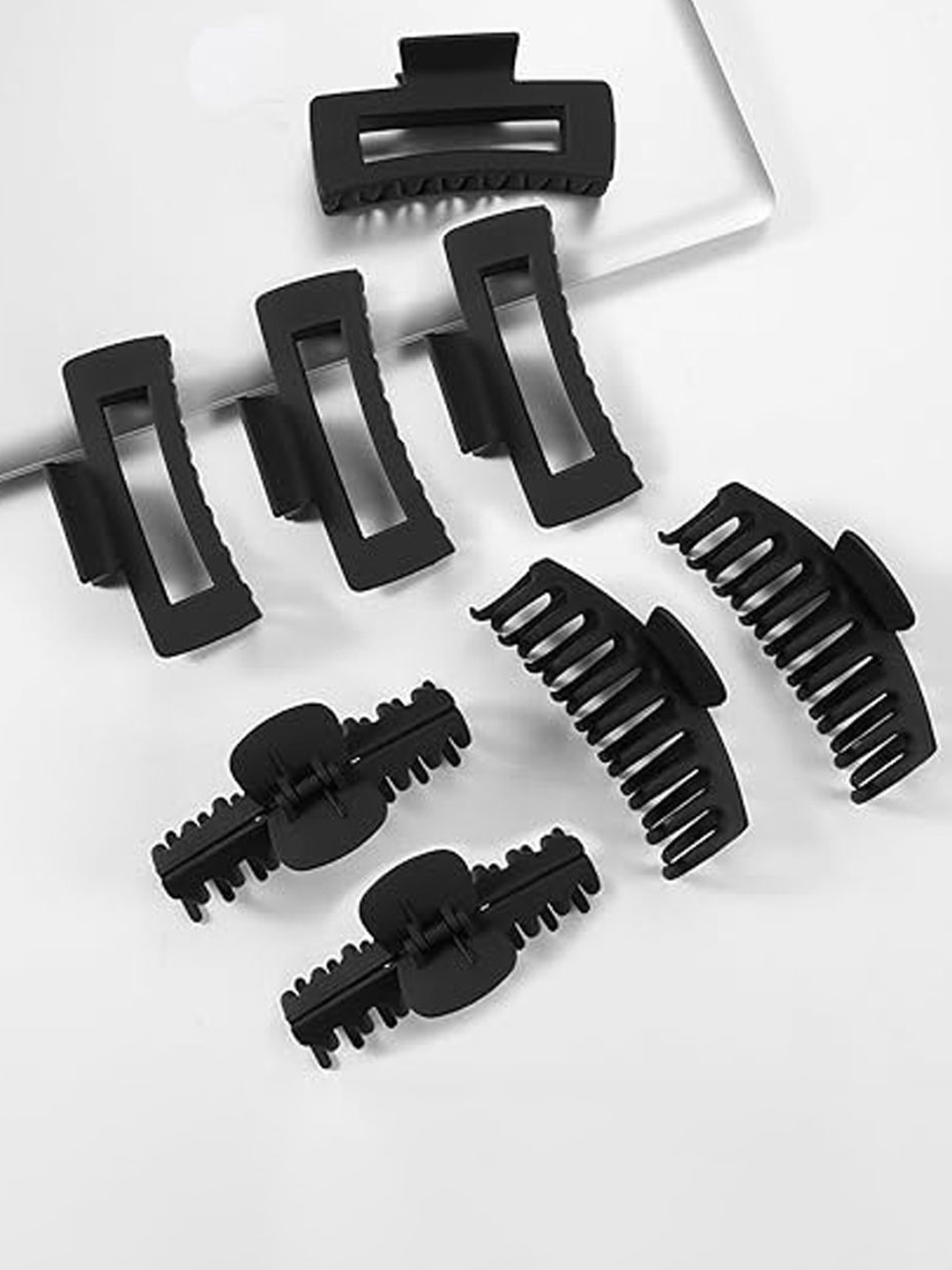 

Xivir Set Of 8 Women Claw Clips, Black