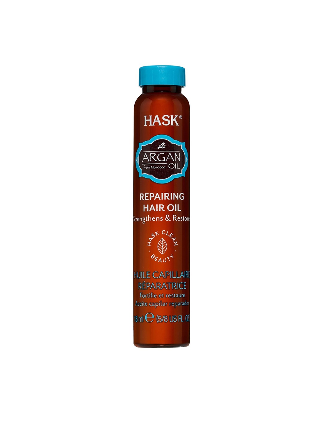 

HASK Argan Repairing Hair Oil -18ml, Brown
