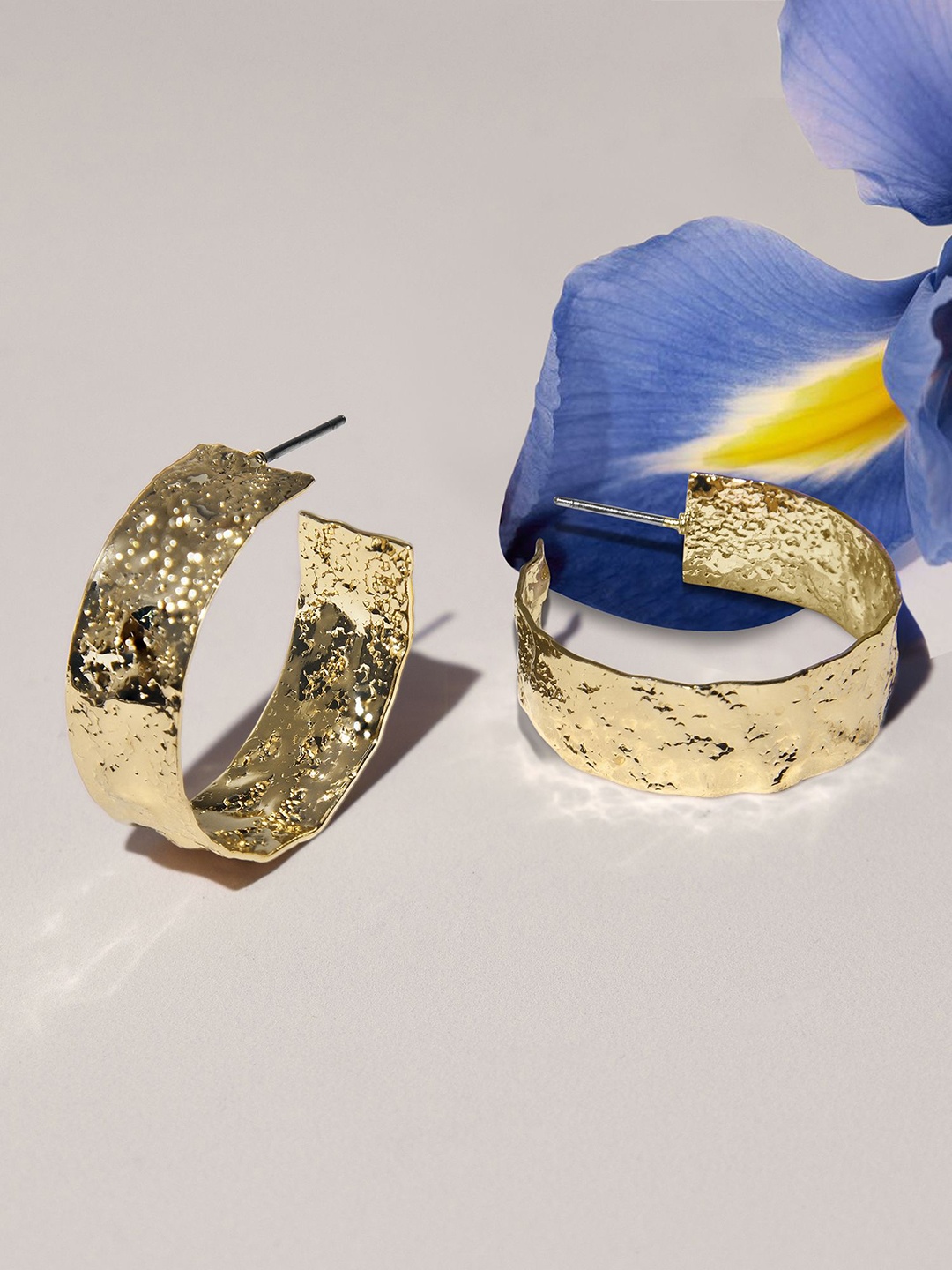 

Accessorize Circular Half Hoop Earrings, Gold