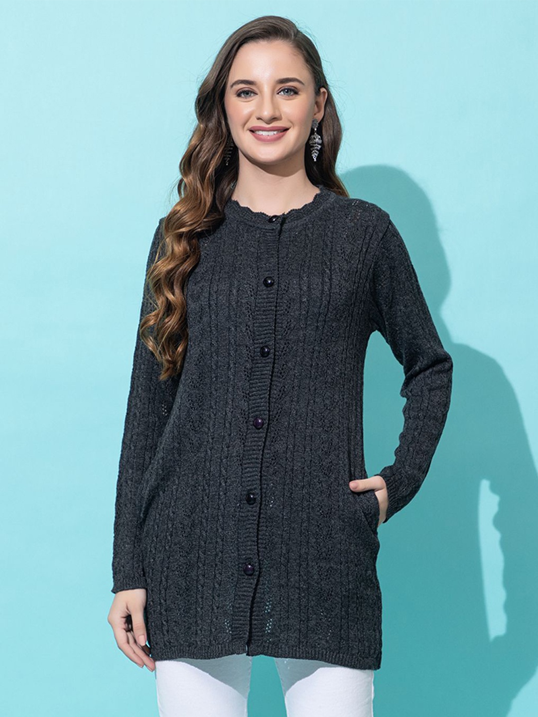 

Anouk Women Cardigan, Charcoal