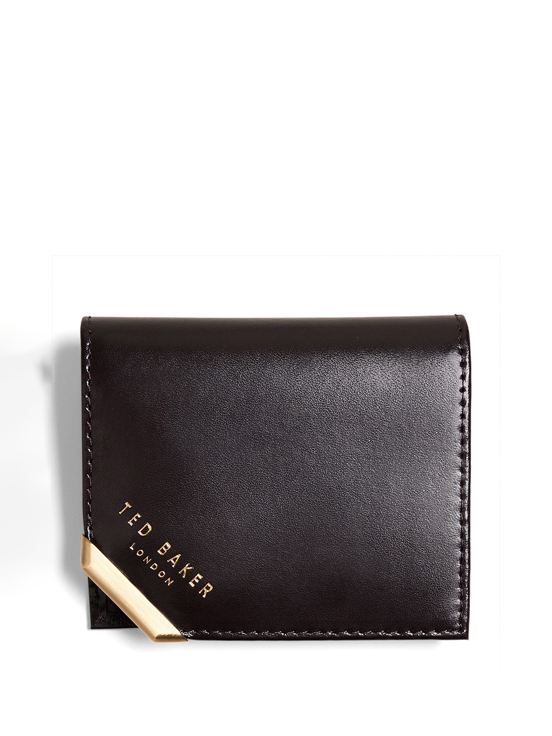 

Ted Baker Men Leather Card Holder, Brown