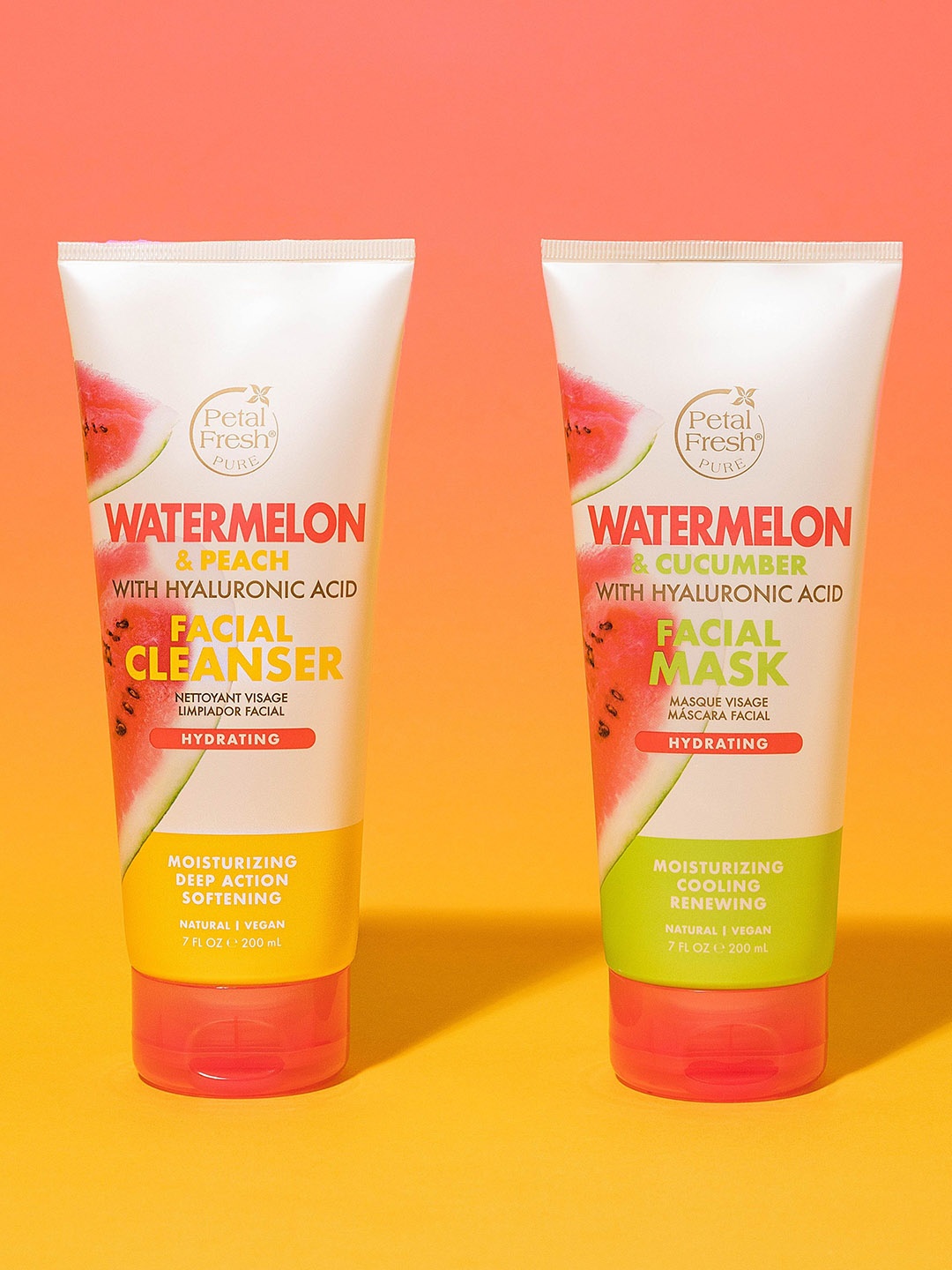 

Petal Fresh Pure Hydrating Watermelon & Cucumber Facial Mask-200ml, White