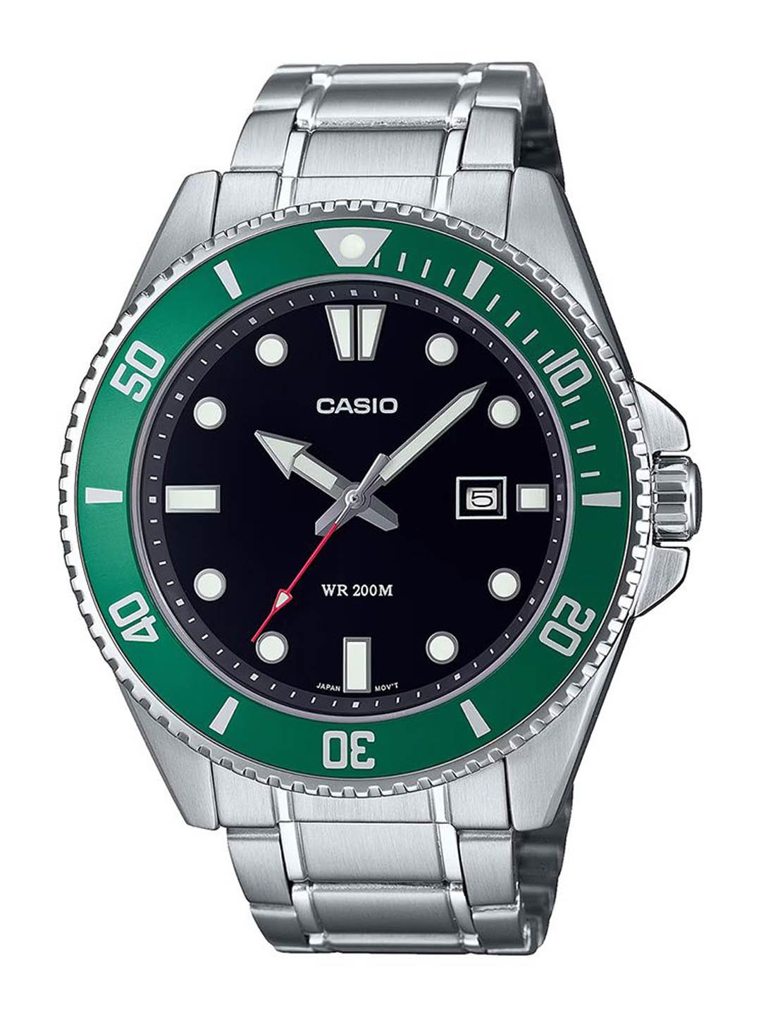 

CASIO Men Dial & Stainless Steel Cuff Straps Analogue Watch A2192, Black