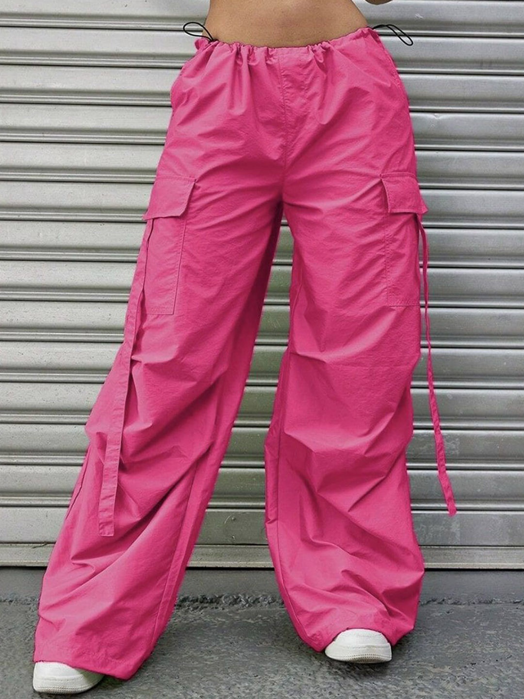 

LA CHIC PICK Women Cargos Trousers, Pink