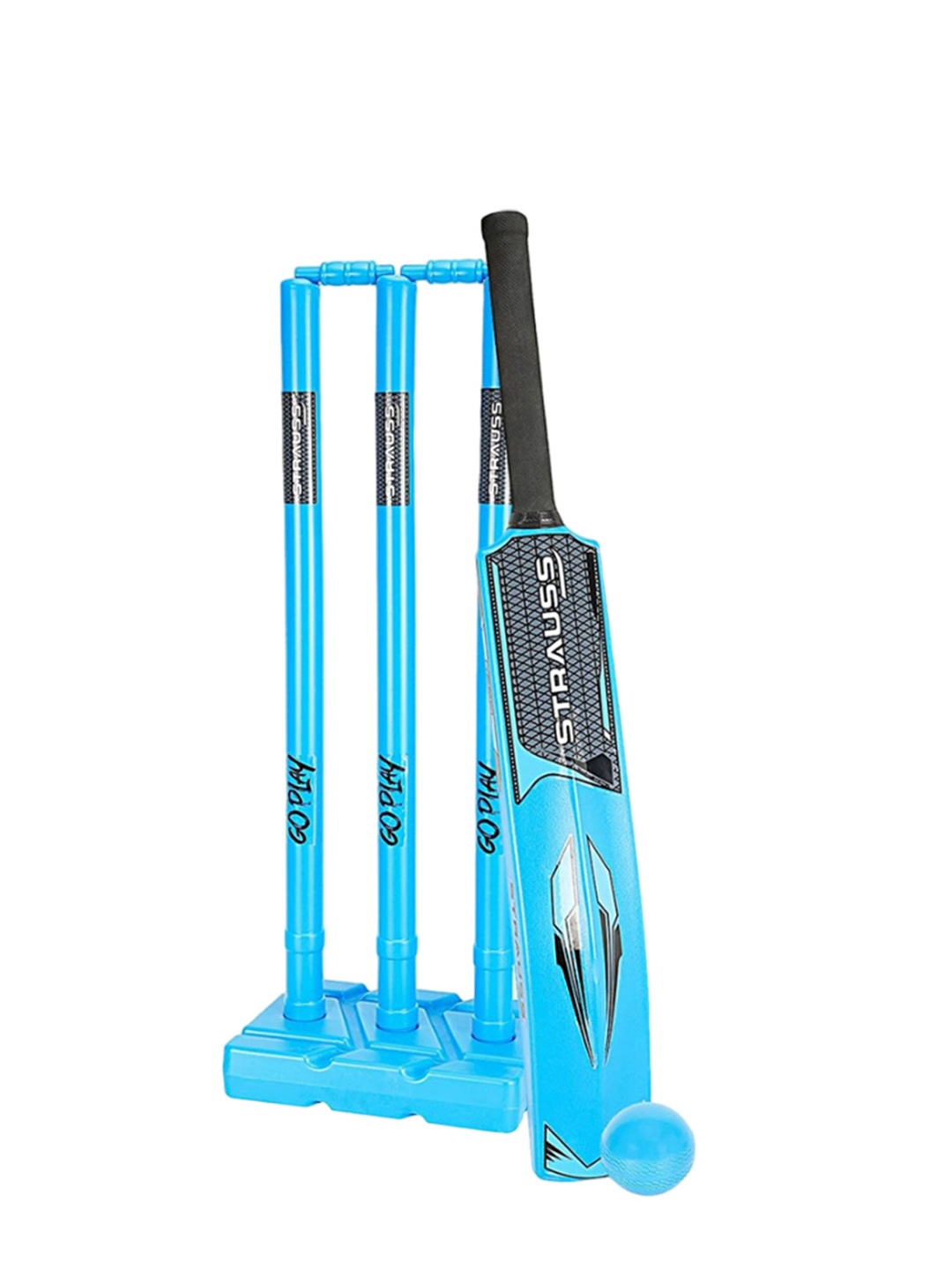 

STRAUSS Plastic Cricket Combo Kit, Blue