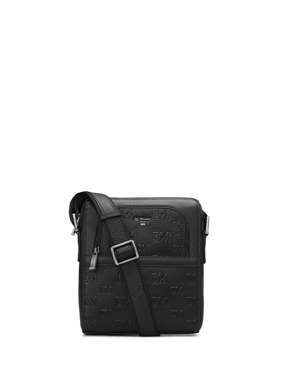 

Da Milano Men Messenger Bag, Black