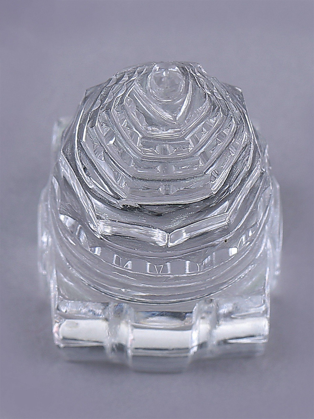 

Exotic India White Shri Yantra Idol Showpiece