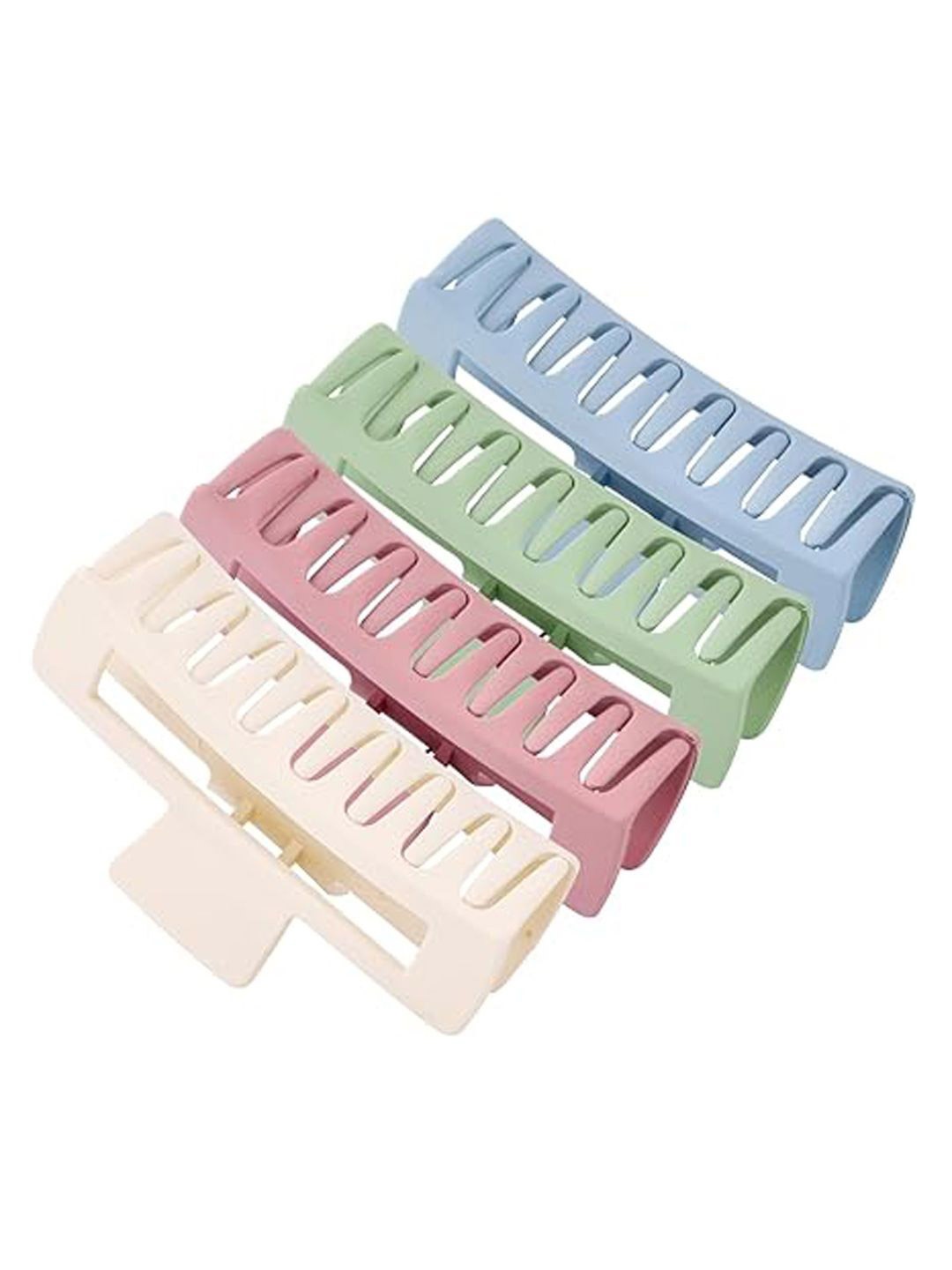 

Xivir Set Of 4 Women Claw Clip, Blue
