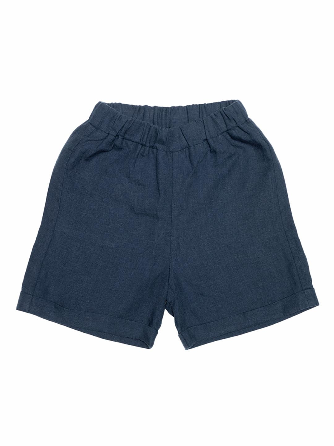 

CHI LINEN CLOTHING Boys Linen Shorts, Blue