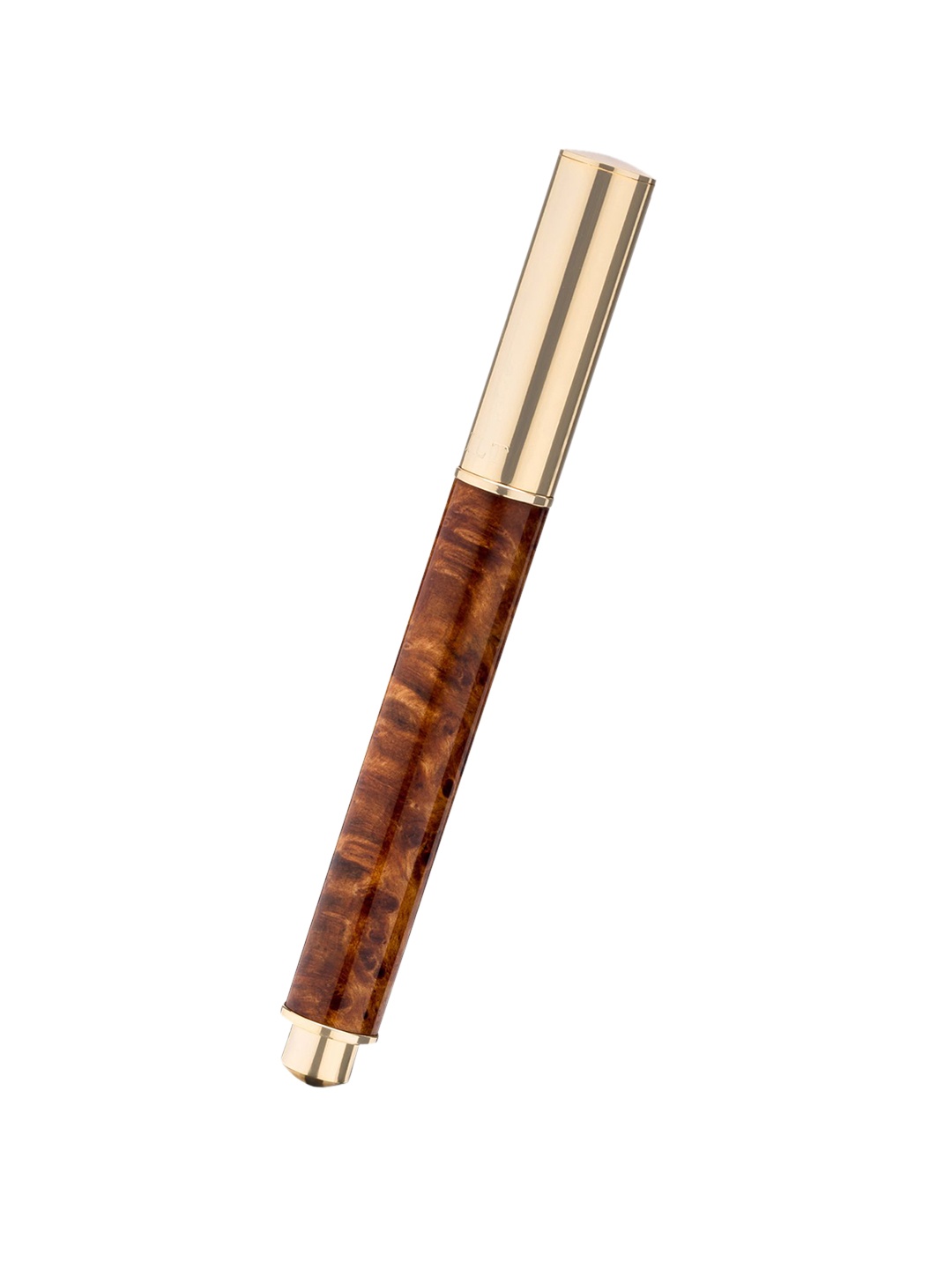 

VANDERBILT NEW YORK Gold Wood Finish Premium Roller Ball Pen- Shelborne, Brown