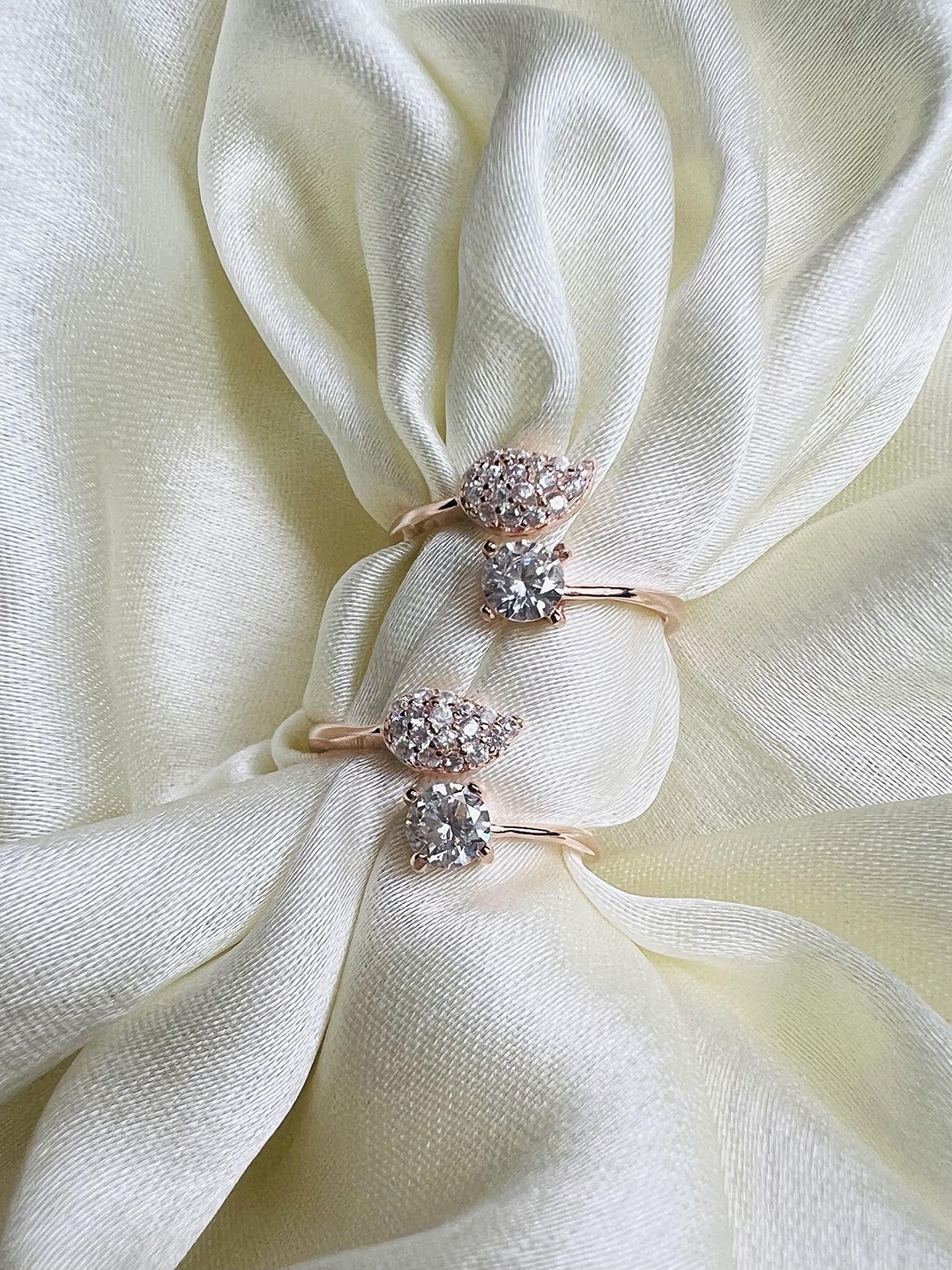 

Arte Jewels Rose Gold-Plated Toe Rings