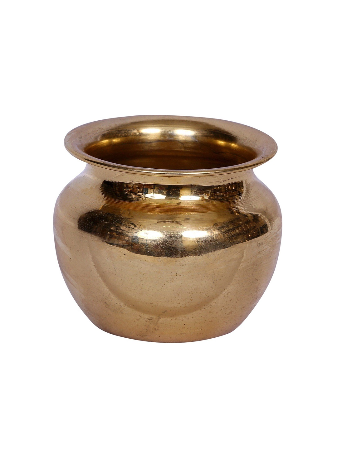 

Exotic India Brass Chombu, Gold