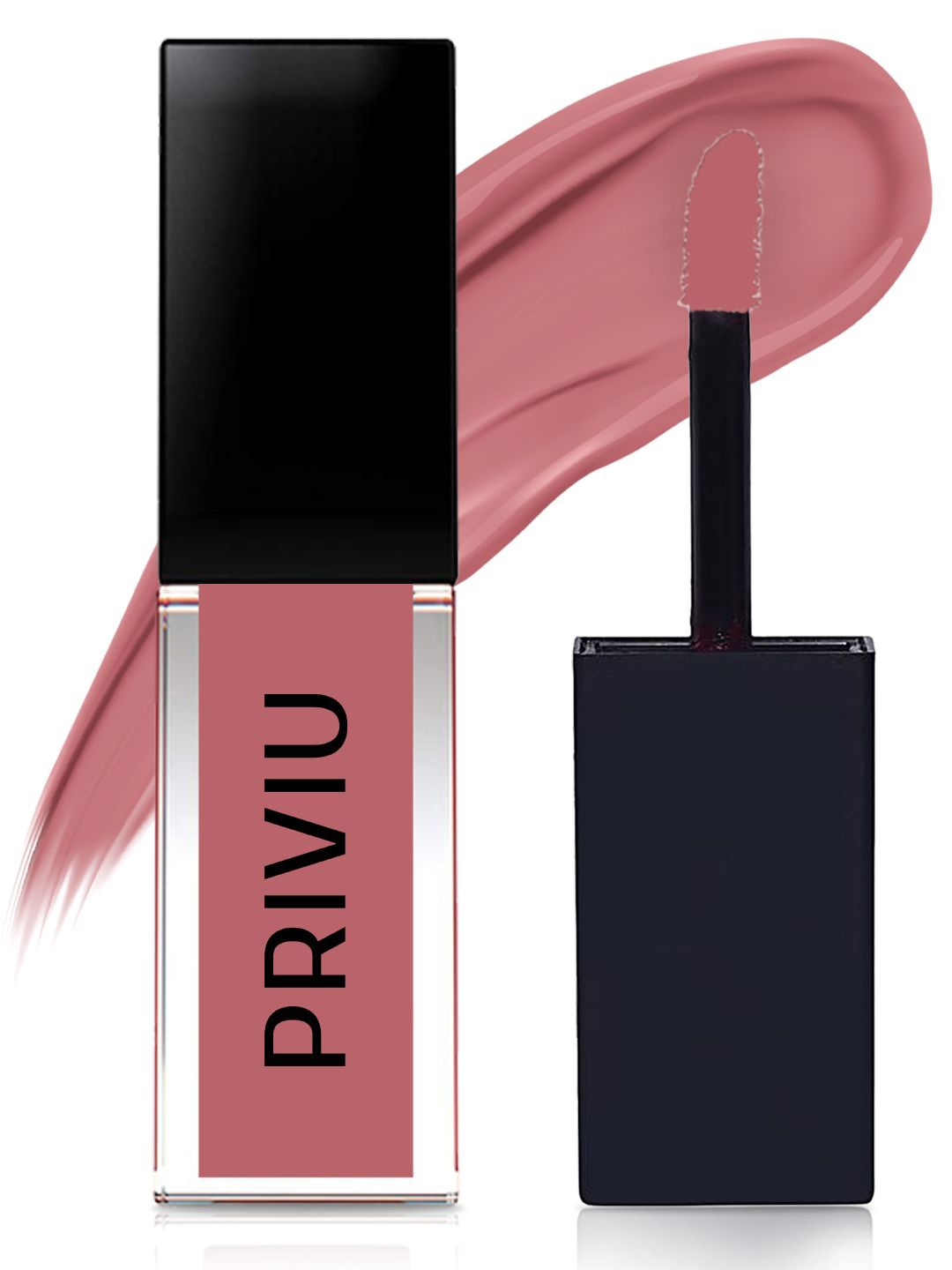 

PRIVIU Soft Touch Matte Liquid Lipstick 4.5ml - Peachy Blush 202, Nude