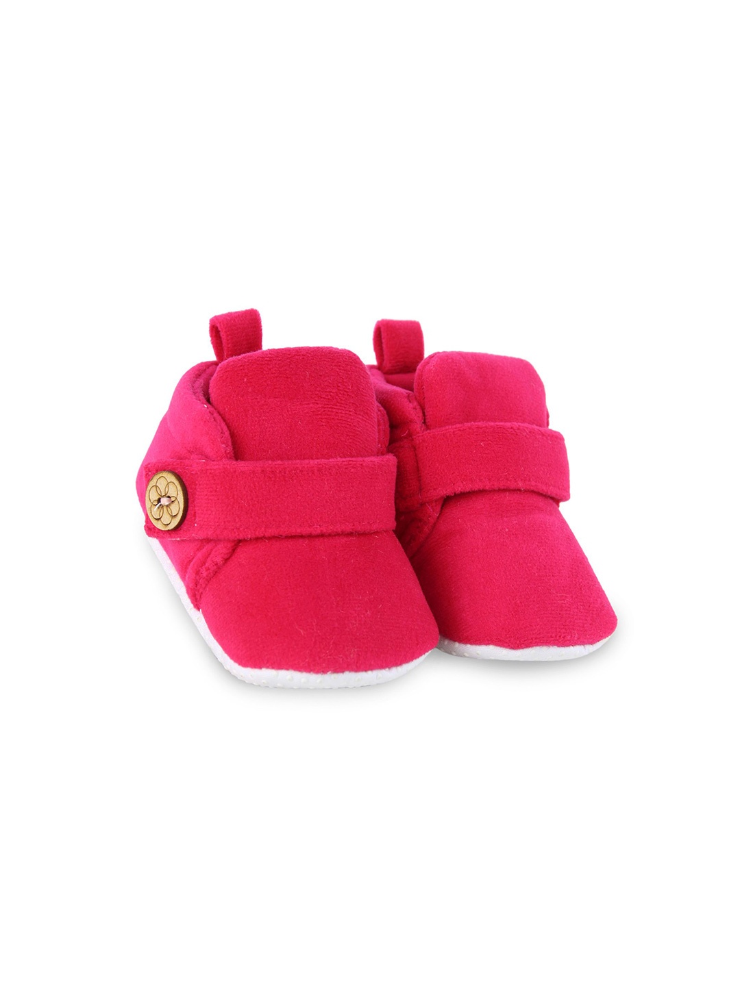 

NESKA MODA Unisex Kids Cotton Booties, Pink