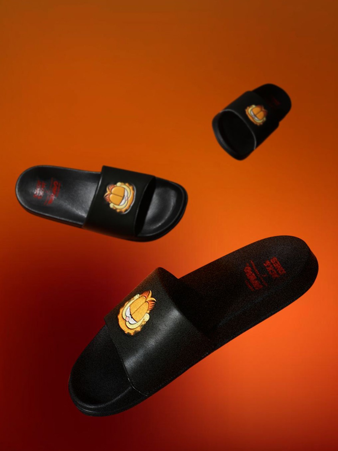 

Jack & Jones Men Printed Sliders, Black