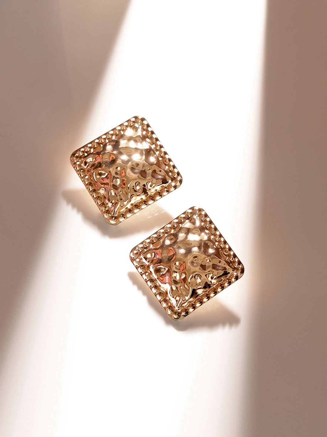 

Priyaasi Gold-Plated Contemporary Studs