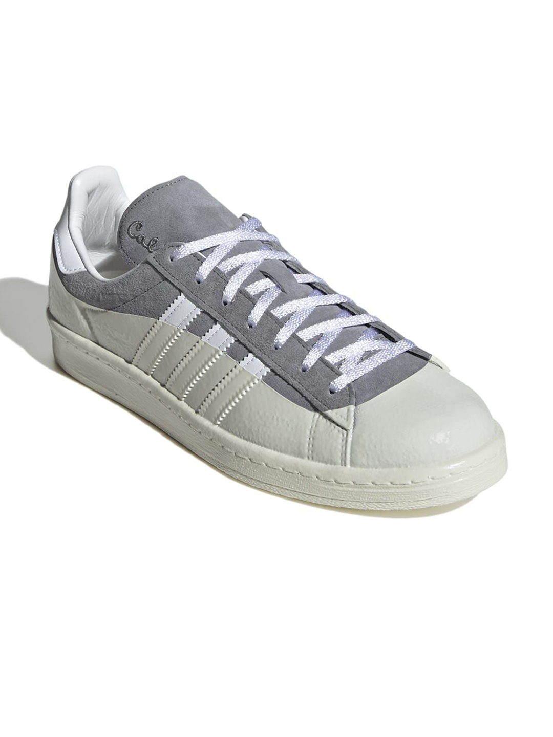 

ADIDAS Originals Men CAMPUS 80s CALI DEWITT Colourblocked Leather Sneakers, Grey