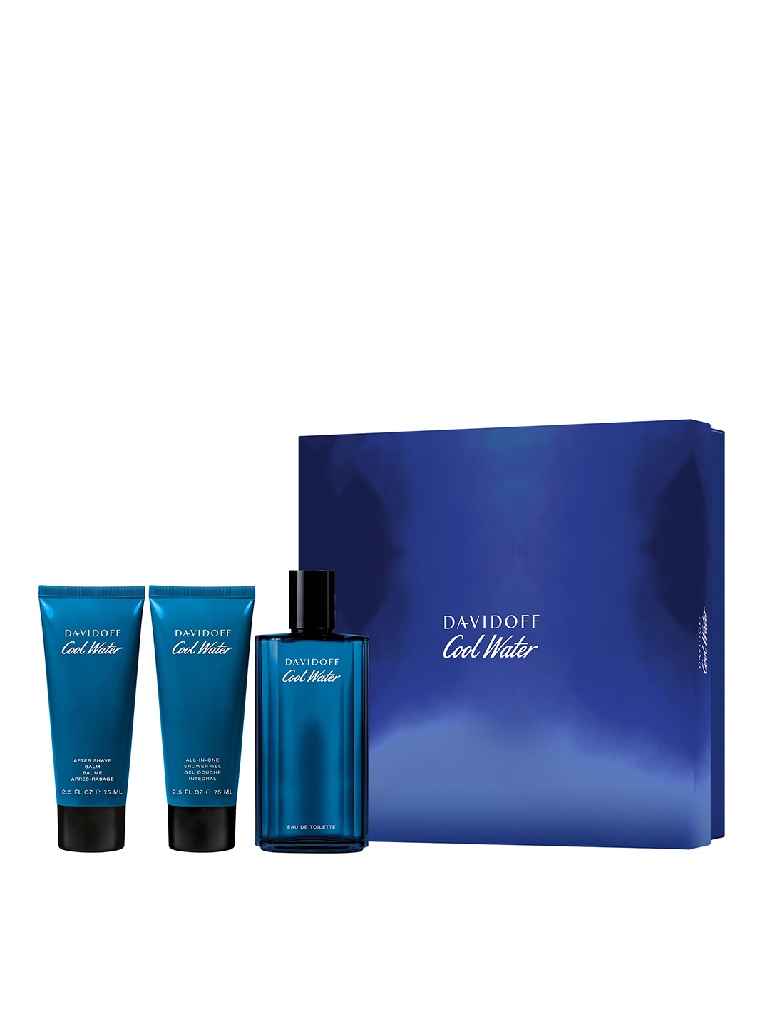 

DAVIDOFF Men Cool Water Eau De Toilette 100ml + After Shave Balm 75ml + Shower Gel 75ml, Blue