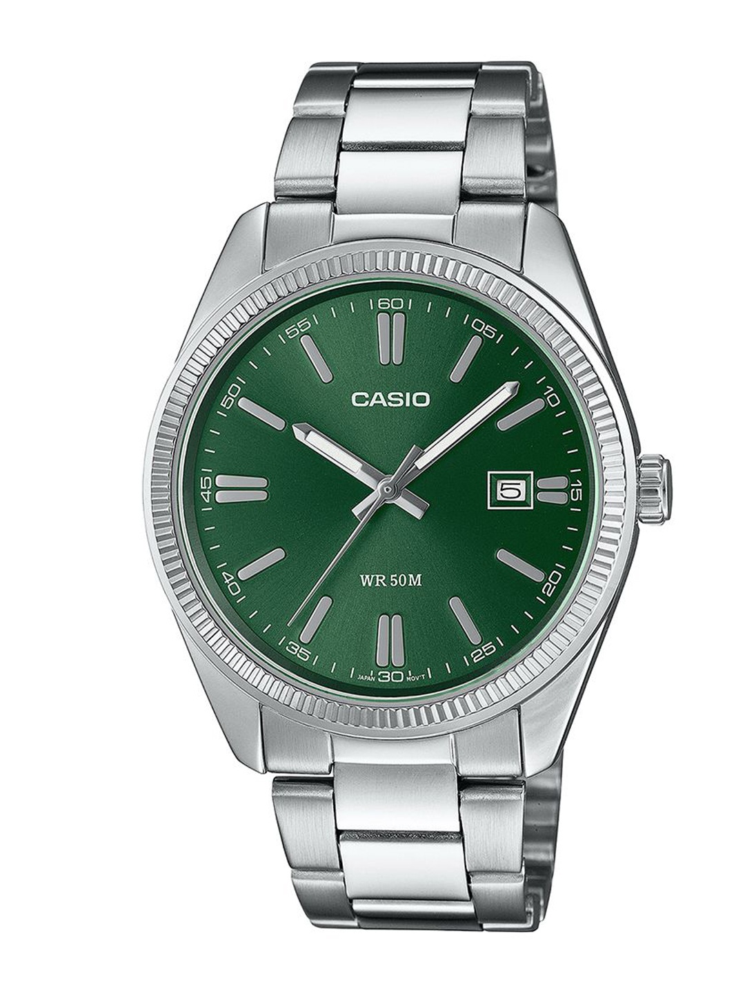 

CASIO Men Dial & Stainless Steel Cuff Straps Analogue Watch A2262, Green