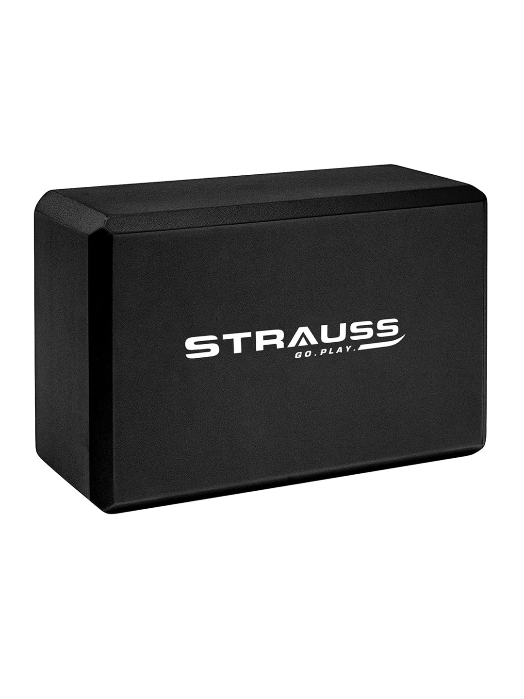 

STRAUSS Printed Yoga Block Accessories, Black