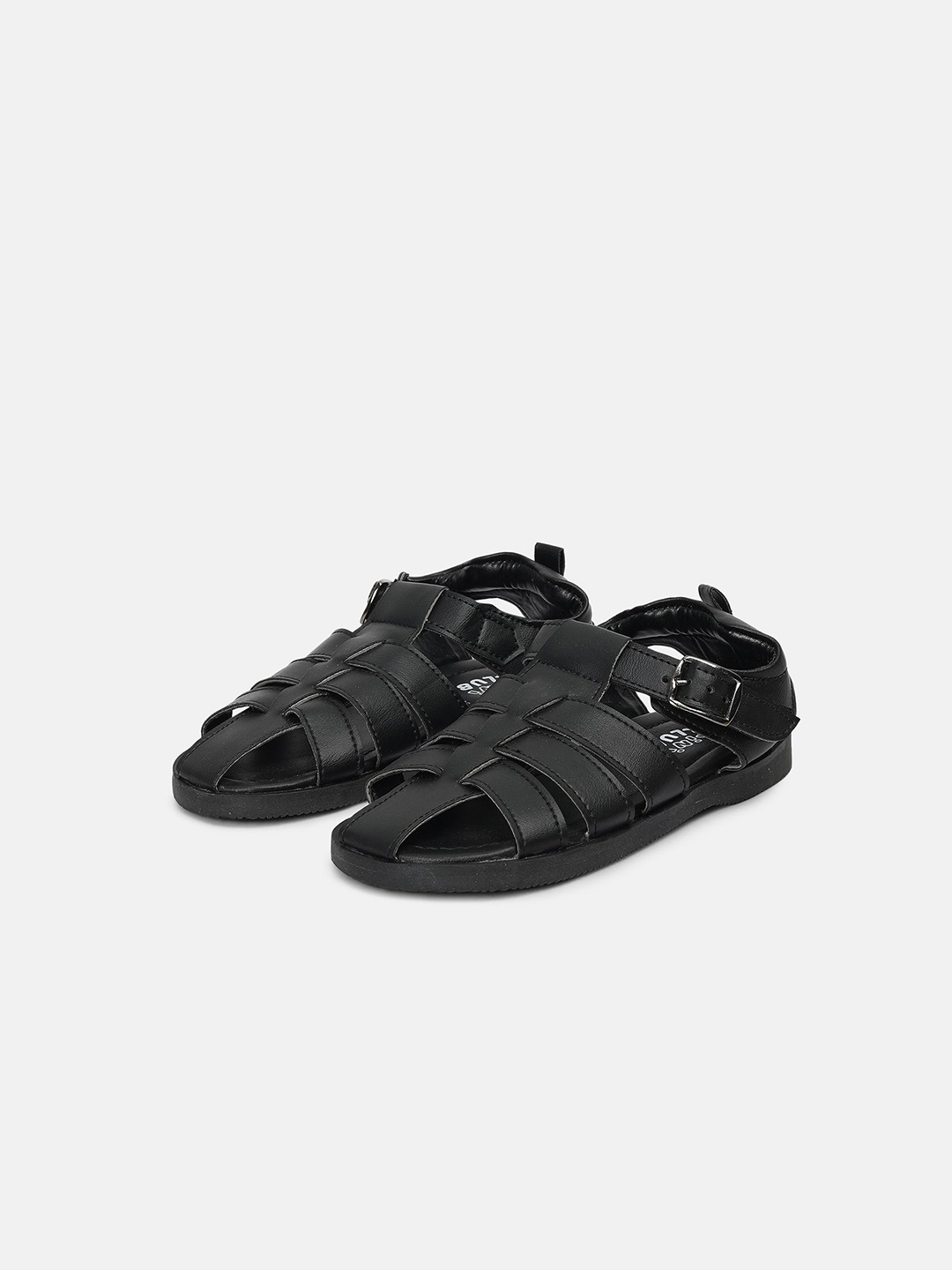 

MINI KLUB Boys PU Shoe-Style Sandals, Black