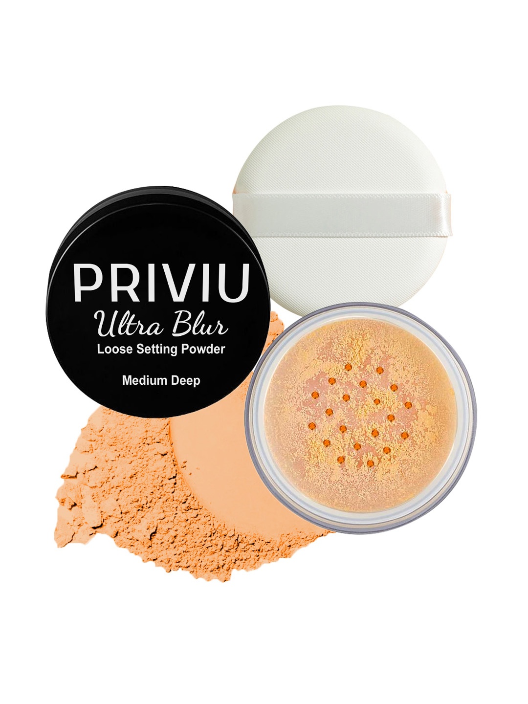 

PRIVIU Ultra Blur Loose Setting Powder 7 g - Medium Deep, Beige