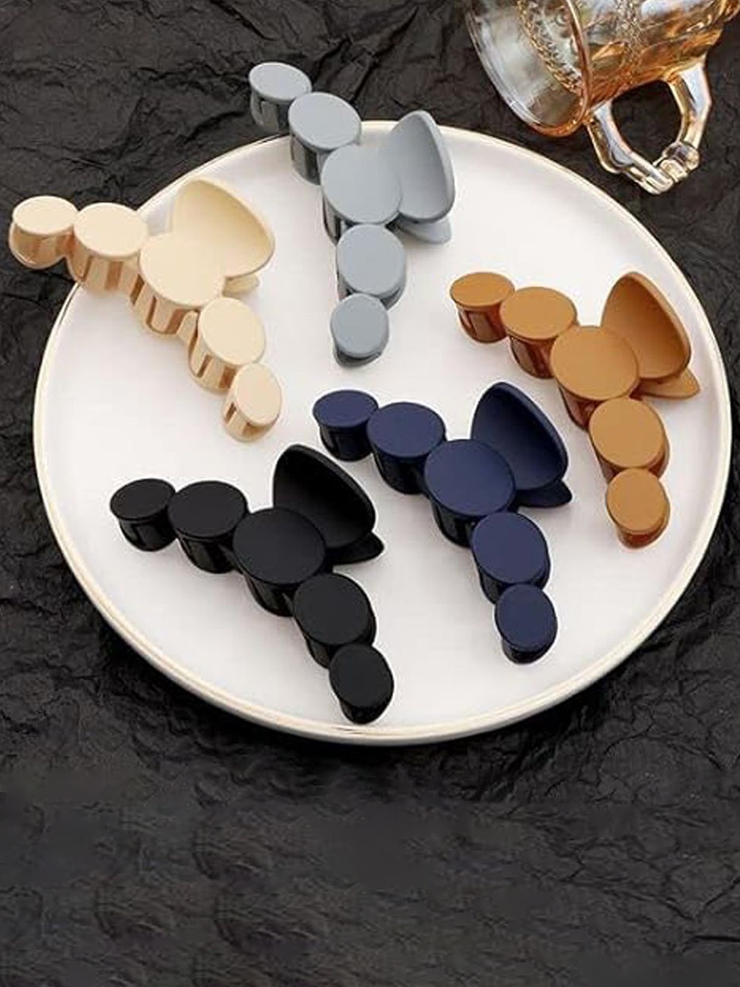 

Xivir Women Set of 5 Claw Clip, Black