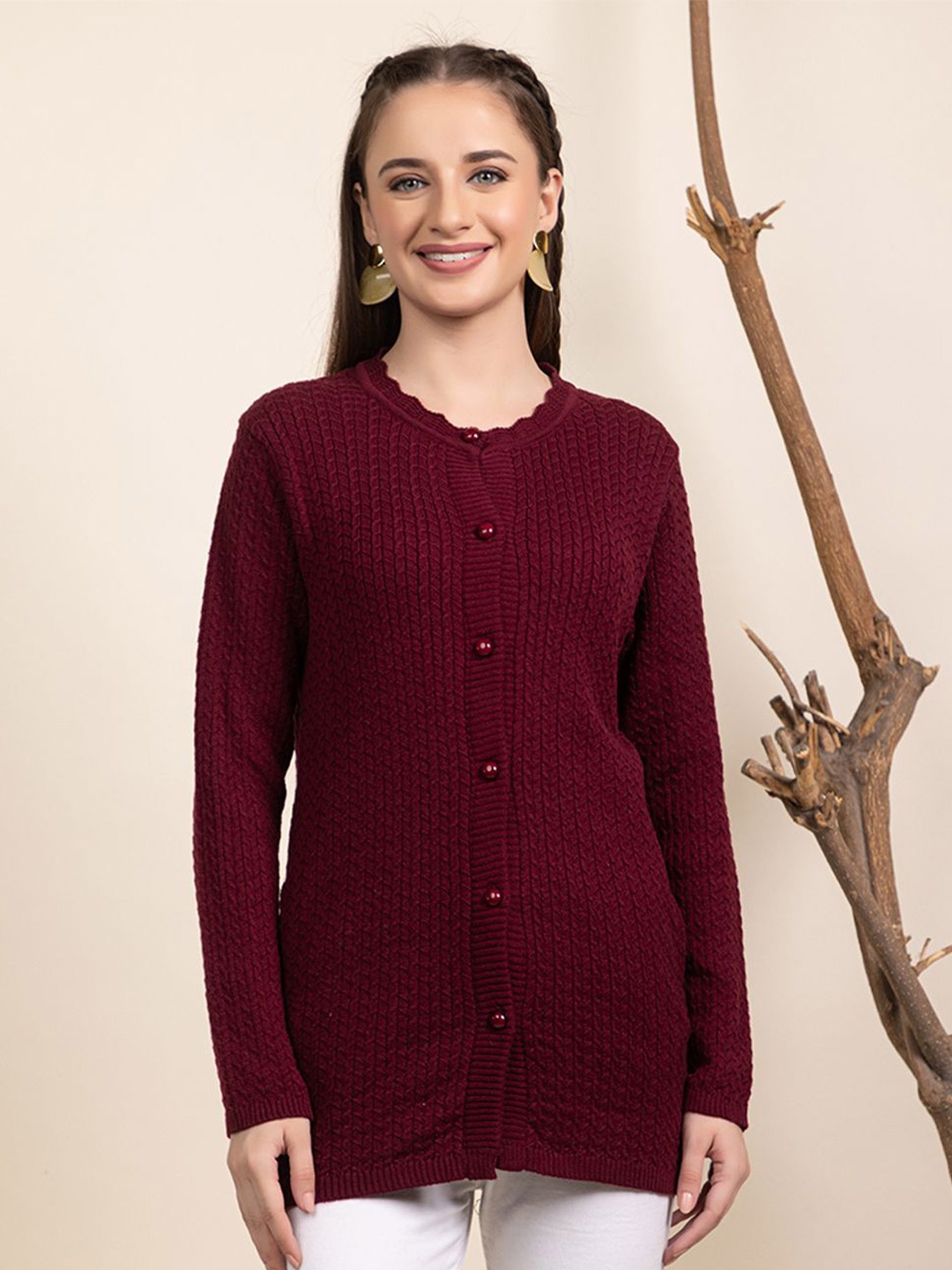 

Anouk Women Cardigan, Maroon