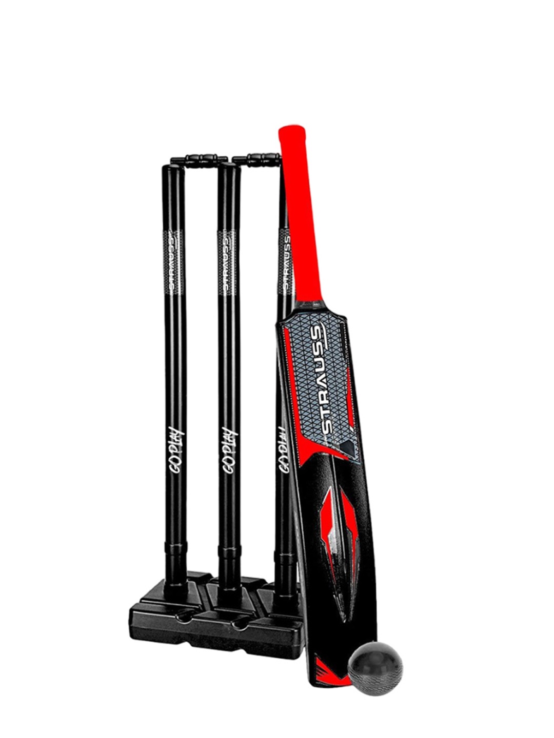

STRAUSS Cricket Combo Kit Set, Black