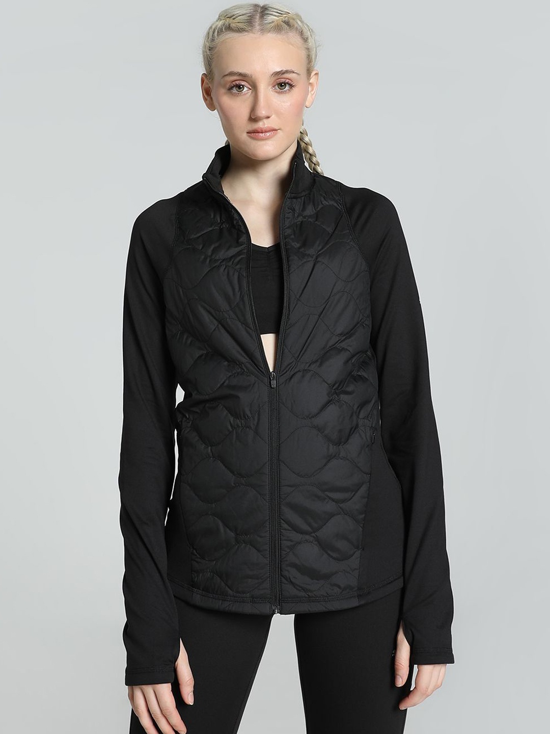 

Puma Cloudspun Wrmlbl Women's Padded Running Jkt, Black