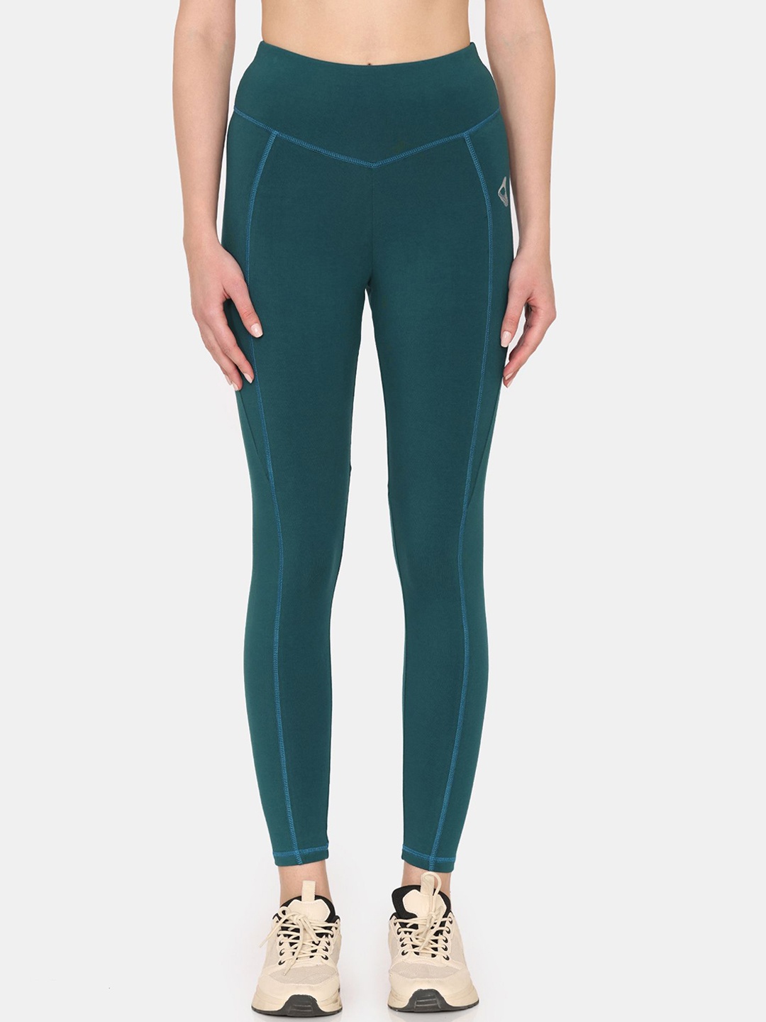 

Zelocity by Zivame Ankle-Length Gym Tights, Green