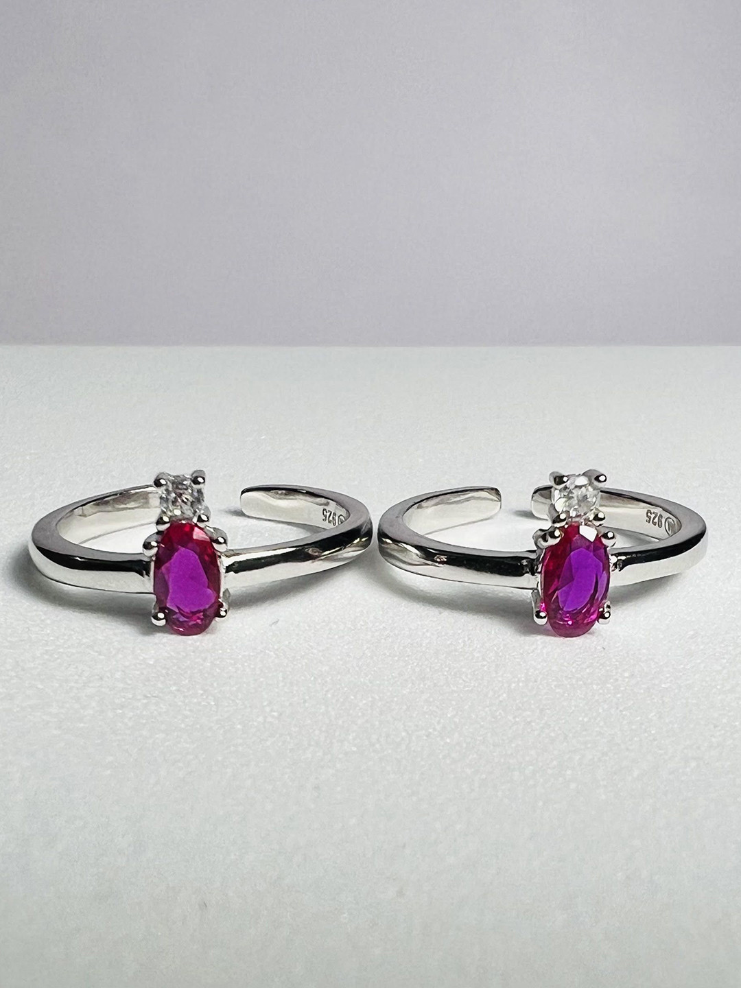 

Arte Jewels Toe Rings, Silver