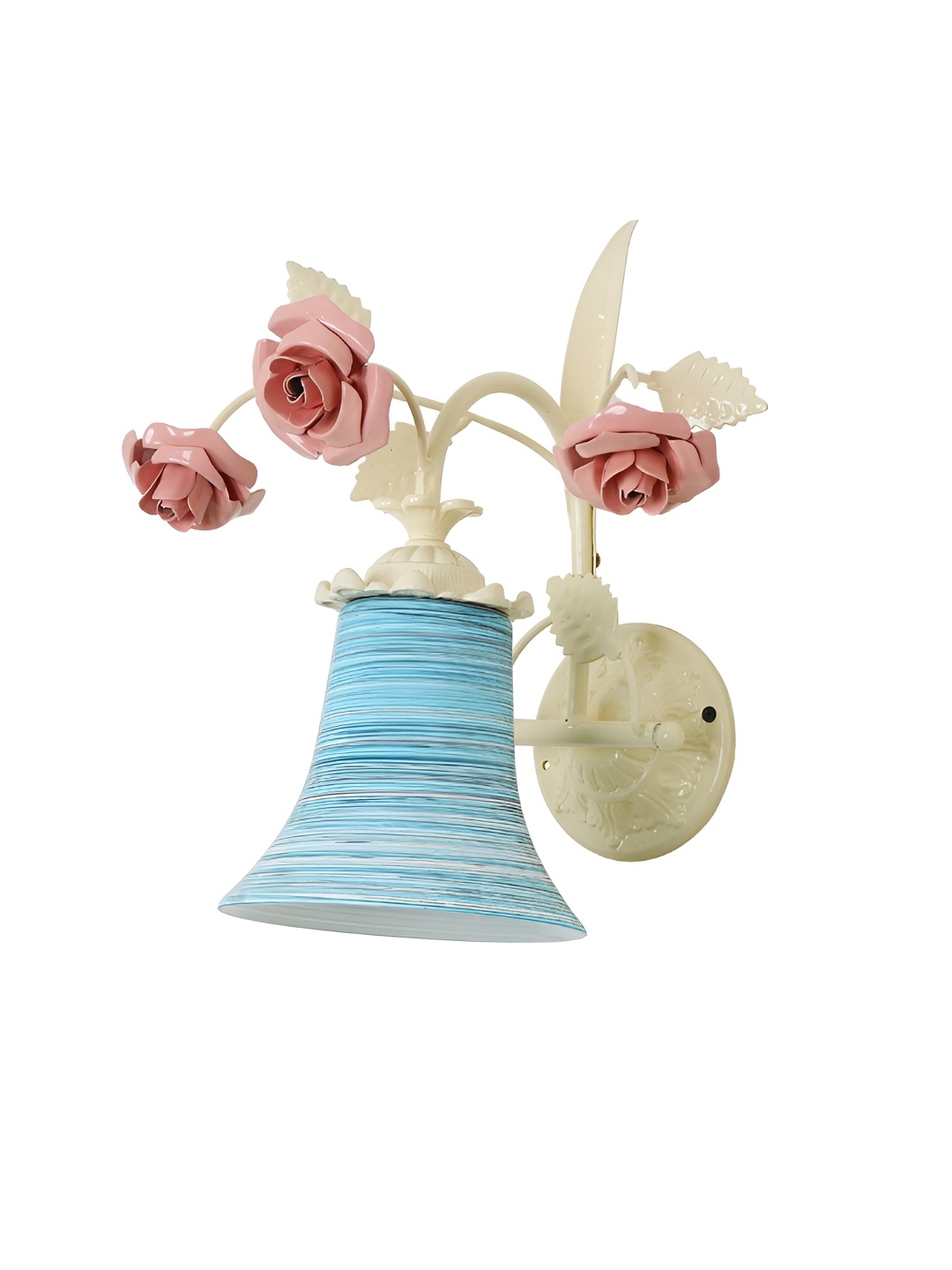 

Fos Lighting Pink & Blue Textured Metal Contemporary Wall Lamp