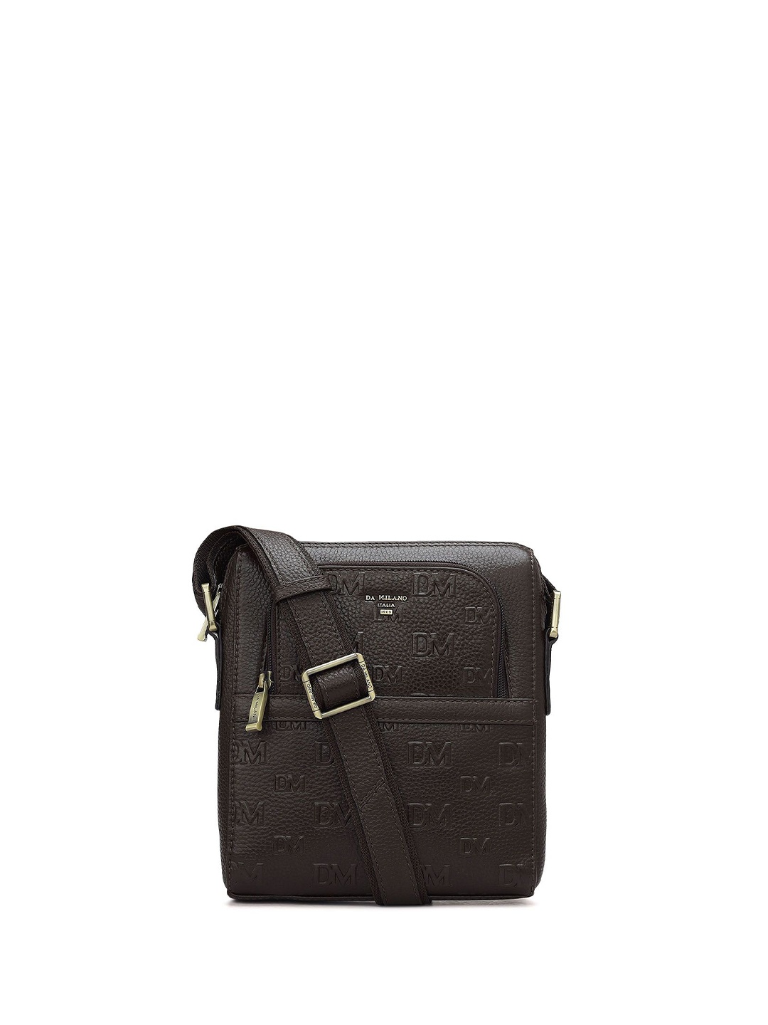 

Da Milano Men Messenger Bag, Brown