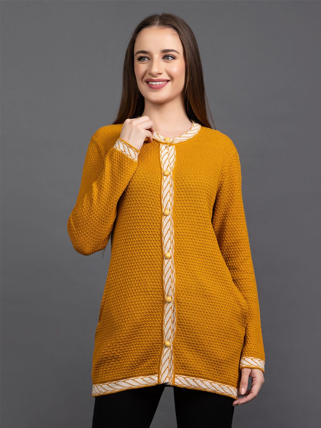 

Anouk Women Cardigan, Mustard