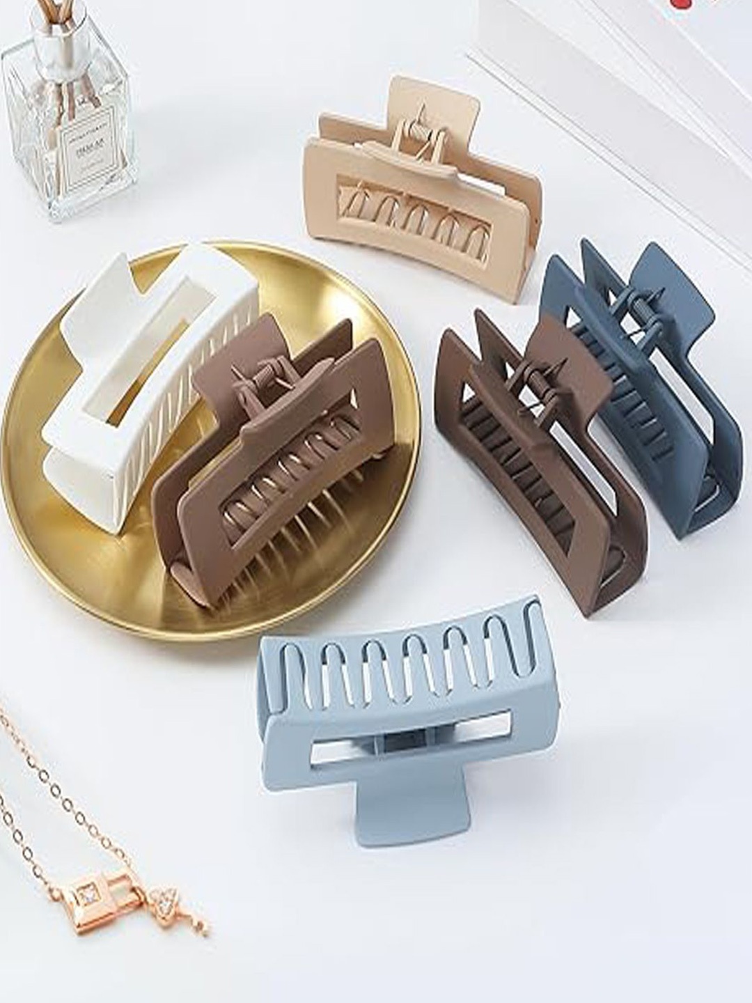 

Xivir Set Of 6 Women Claw Clips, Blue