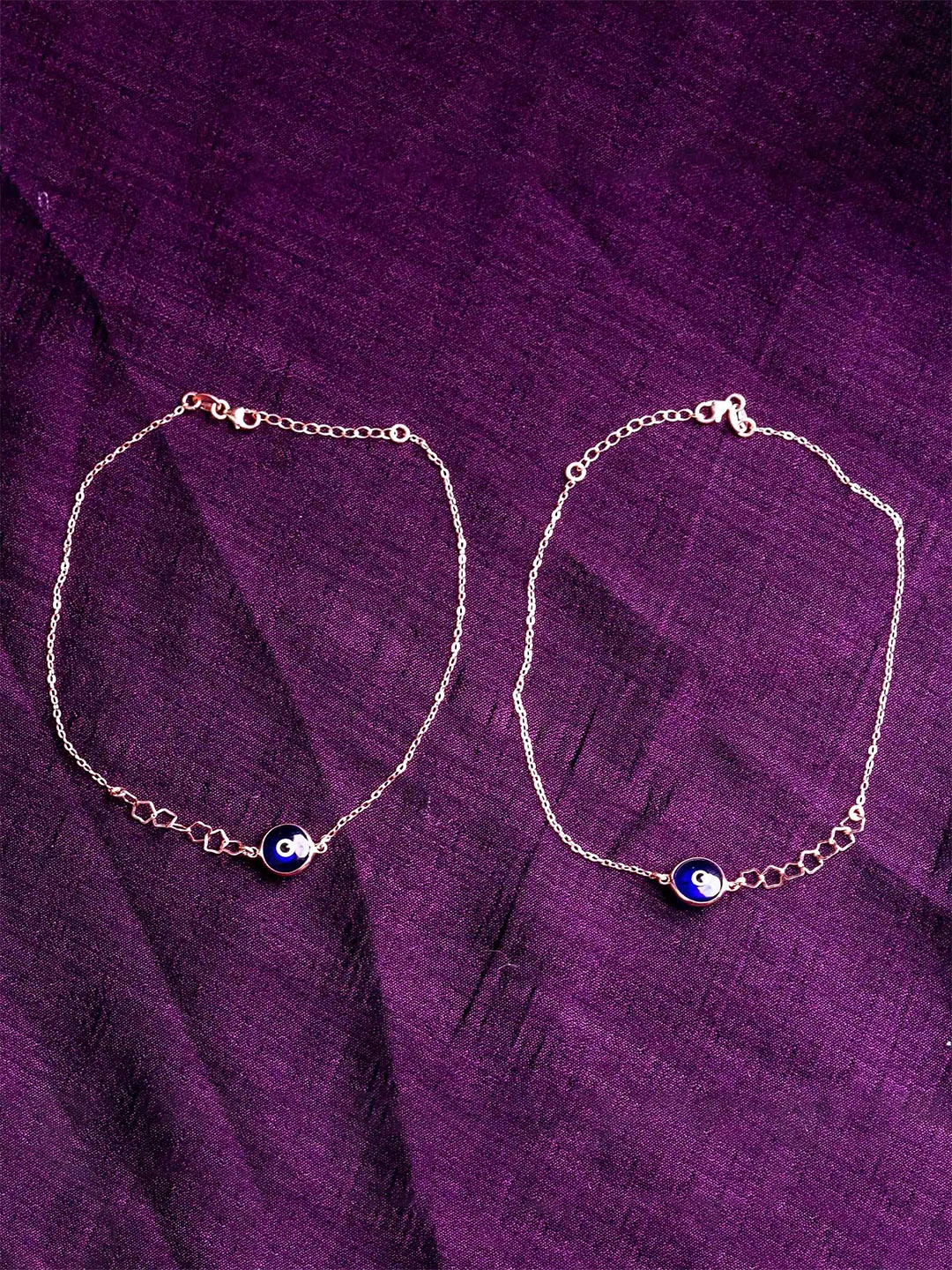 

STERLYN Rose Gold-Plated Anklet