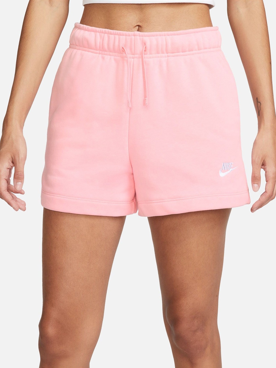 

Nike Sportswear Club Fleece Women Mid-Rise Shorts, Pink