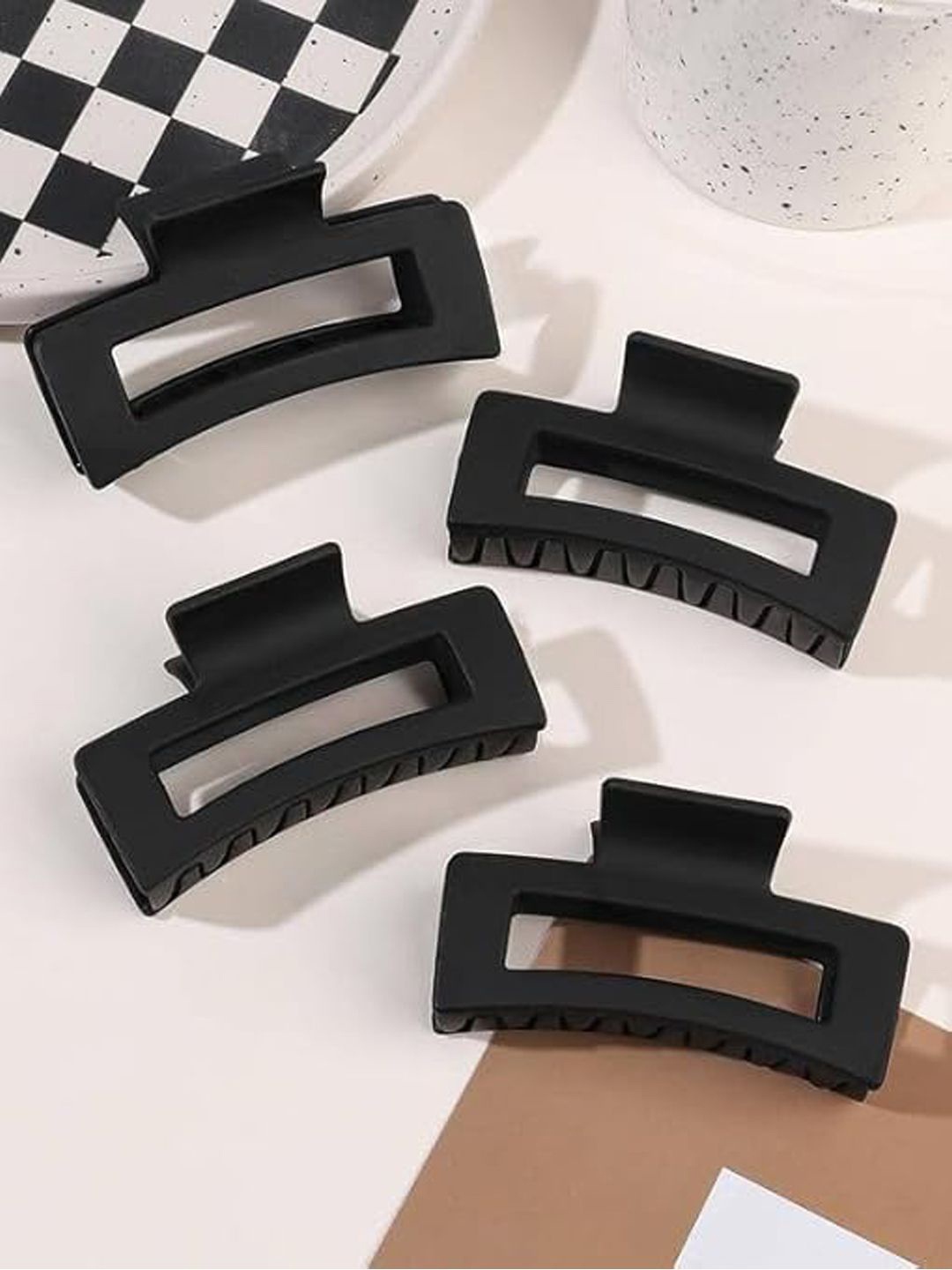 

Xivir Set Of 4 Women Claw Clip, Black