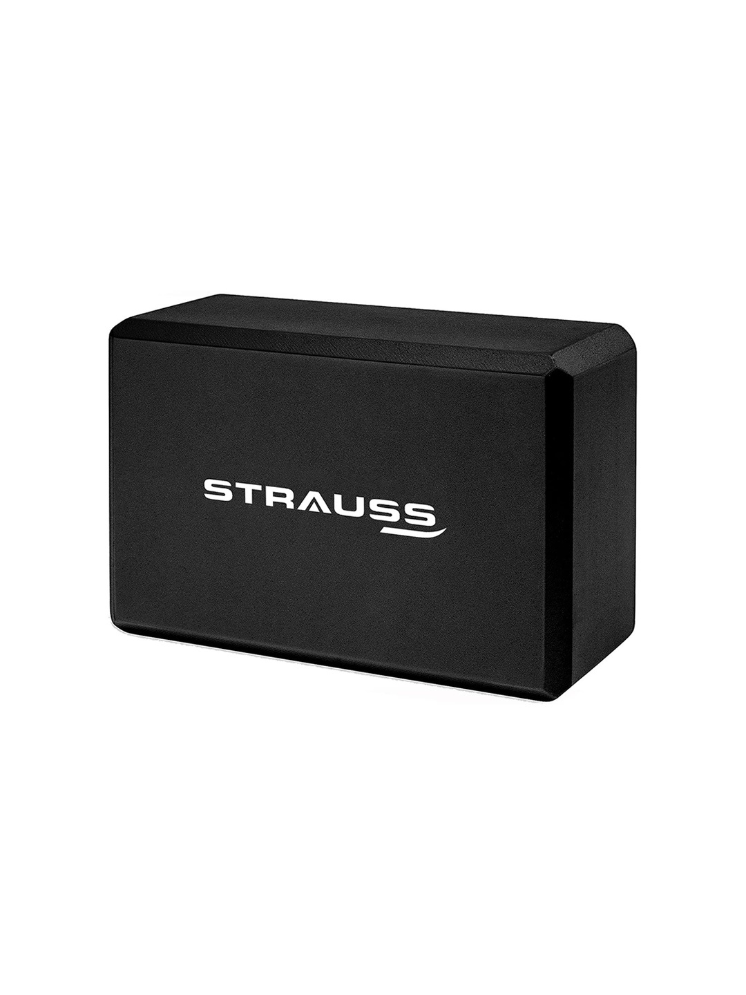 

STRAUSS Printed Yoga Brick Workout Accessories, Black