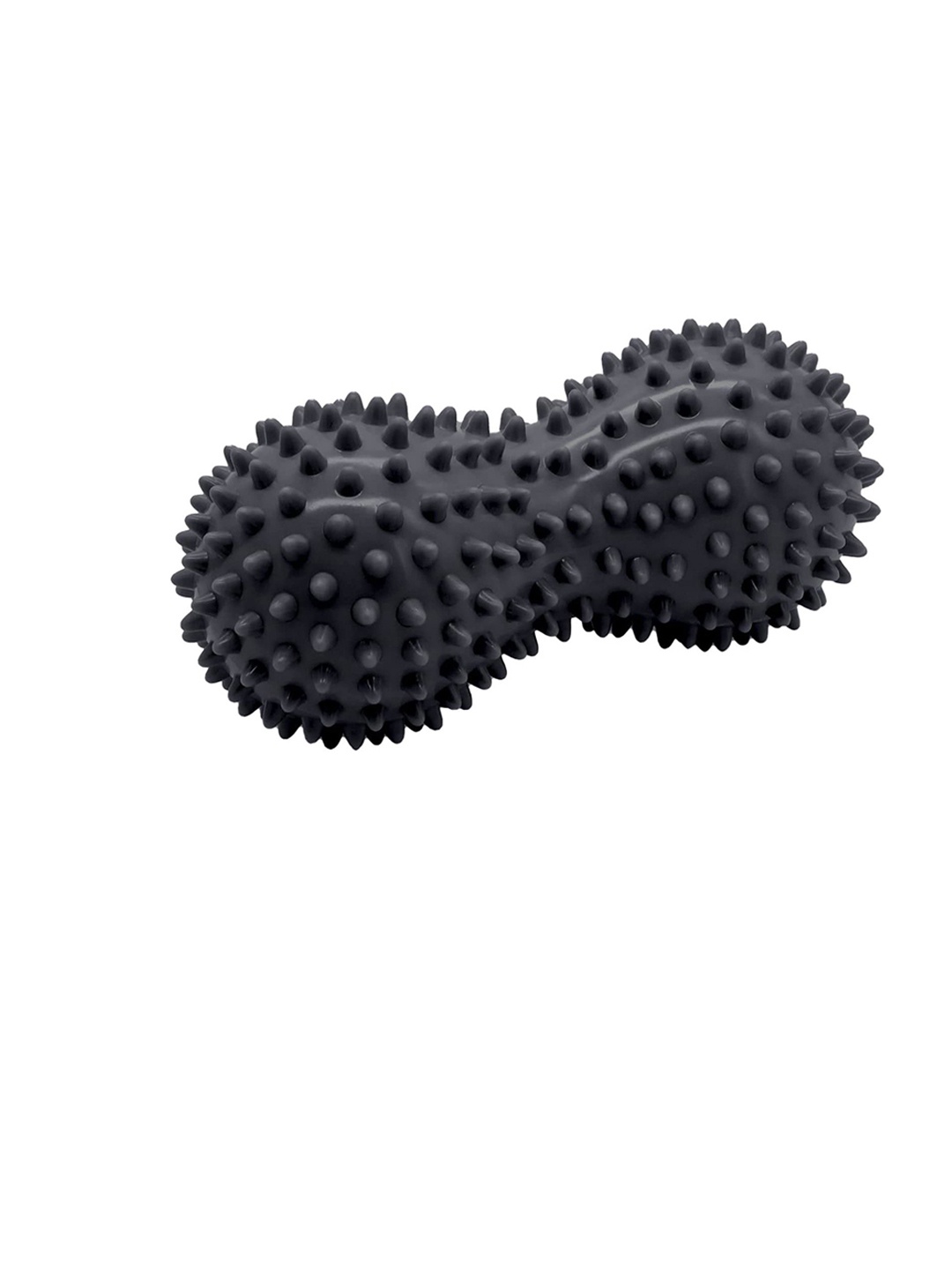 

STRAUSS Massage Lacrosse Ball Peanut Spiky Massage Ball, Black