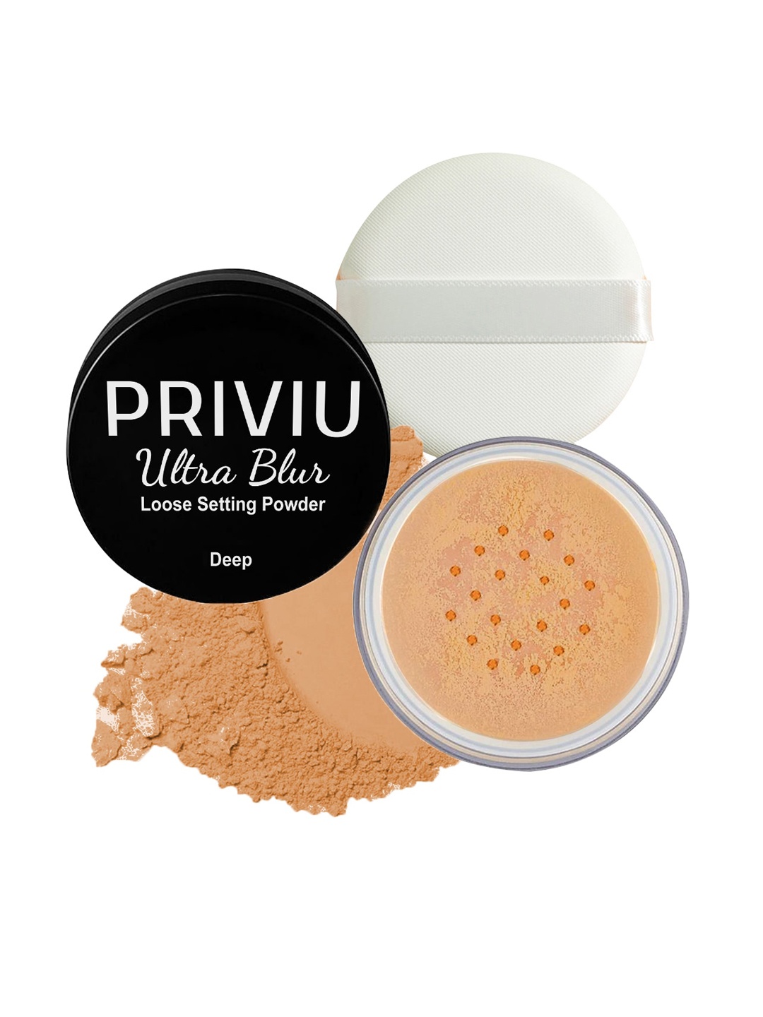

PRIVIU Ultra Blur Loose Setting Powder 7 g - Deep, Camel brown