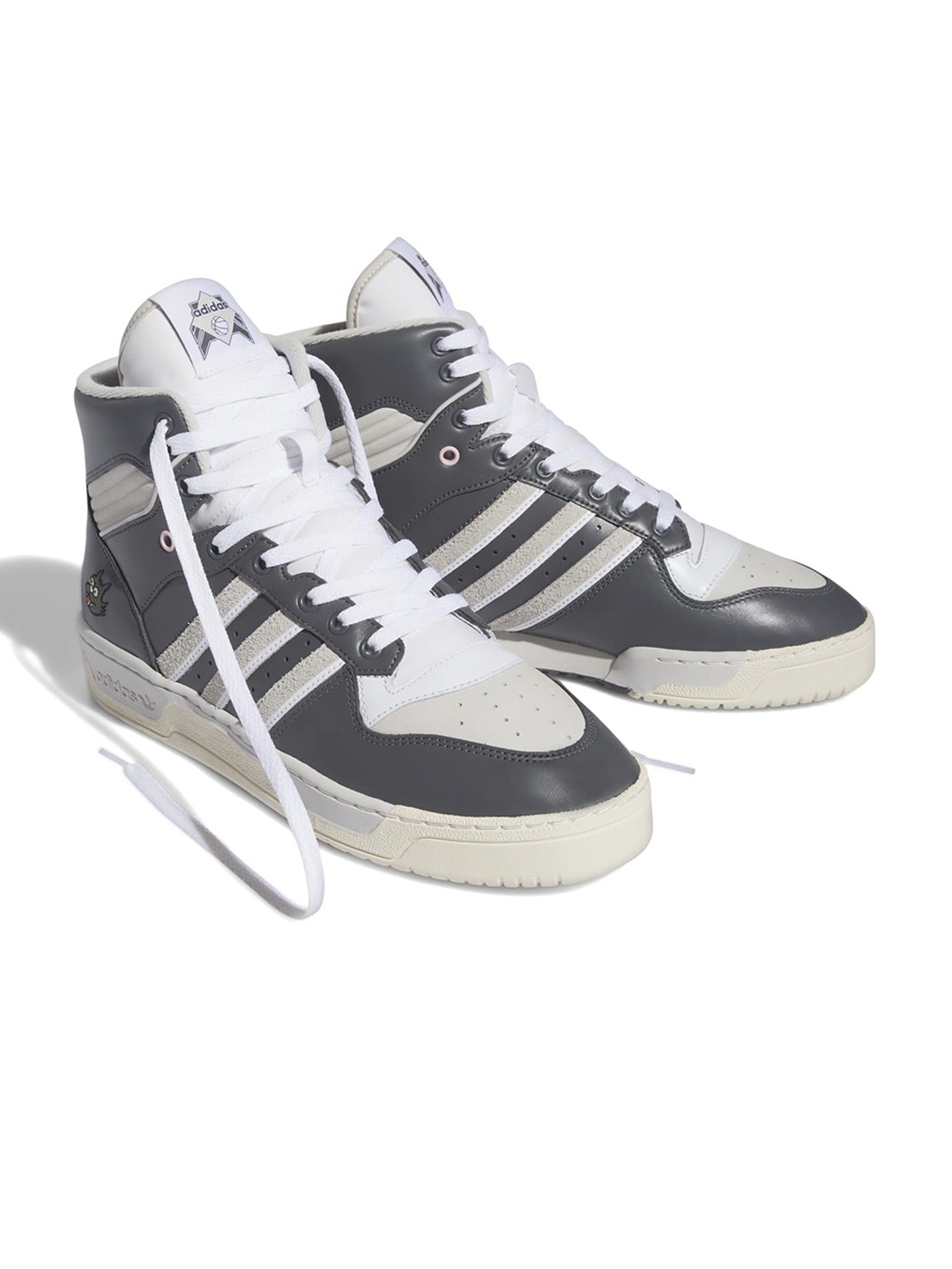 

ADIDAS THE SIMPSONS (SCRTY) x RIVALRY Men Colourblocked Leather Sneakers, Grey