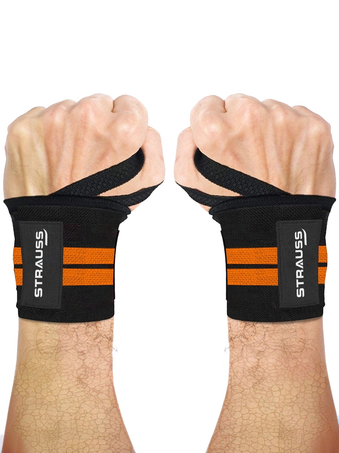 

STRAUSS Cotton Wrist Wrap Band, Orange