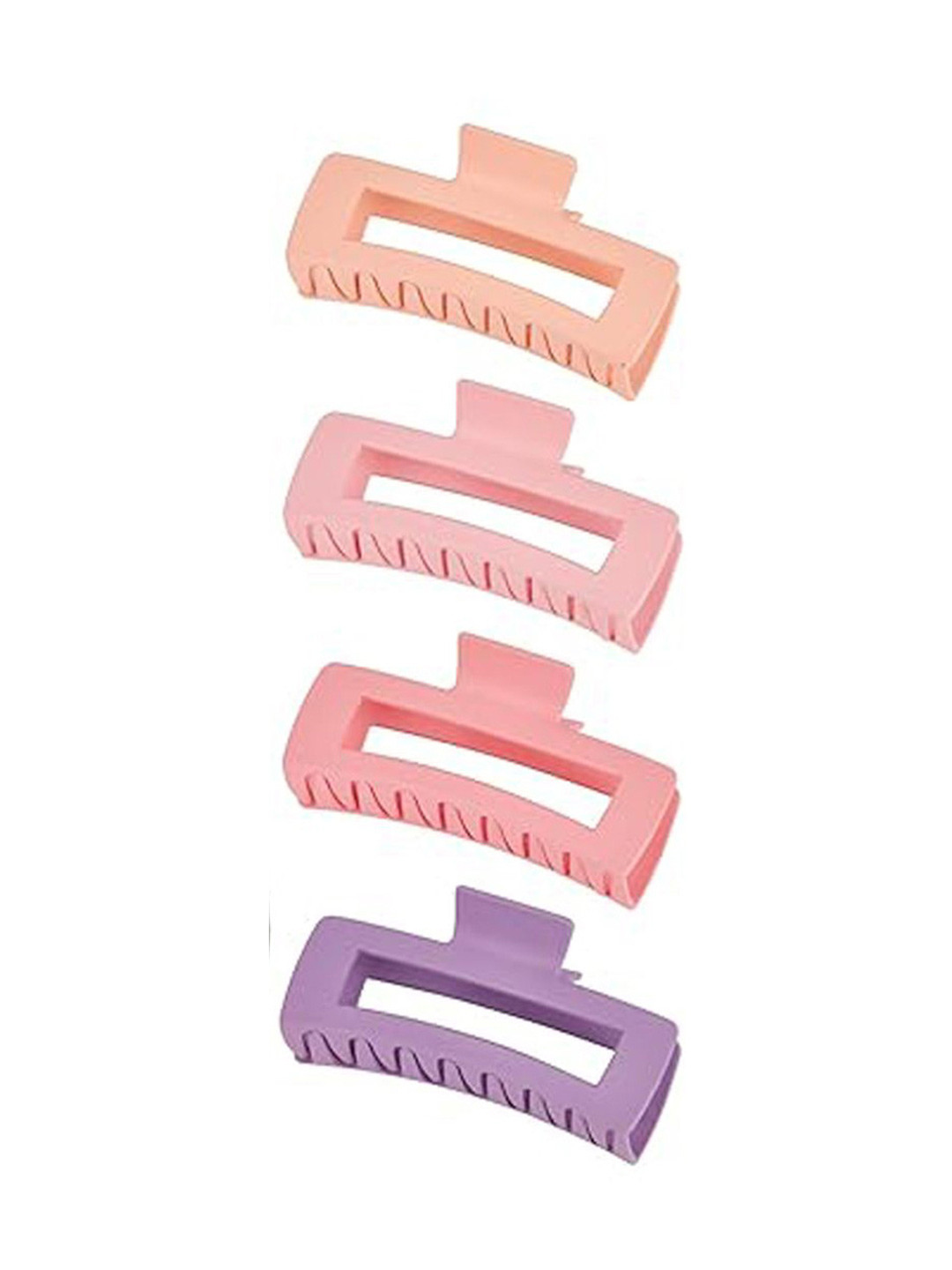 

Xivir Women Set of 4 Claw Clip, Pink
