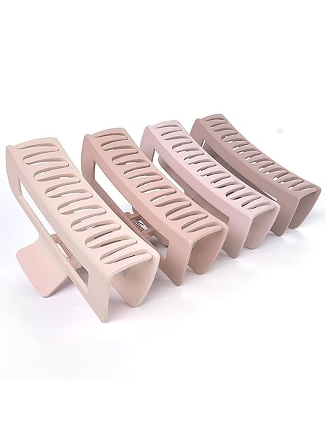 

Xivir Set Of 4 Women Claw Clip, Pink